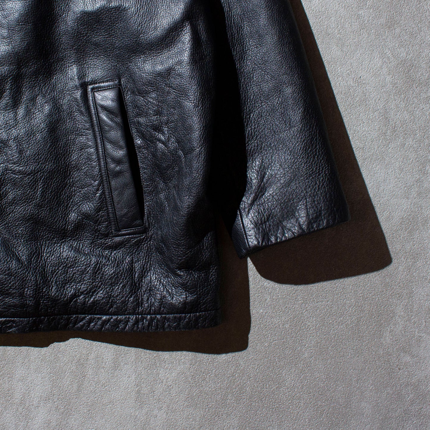 Leather Car Coat