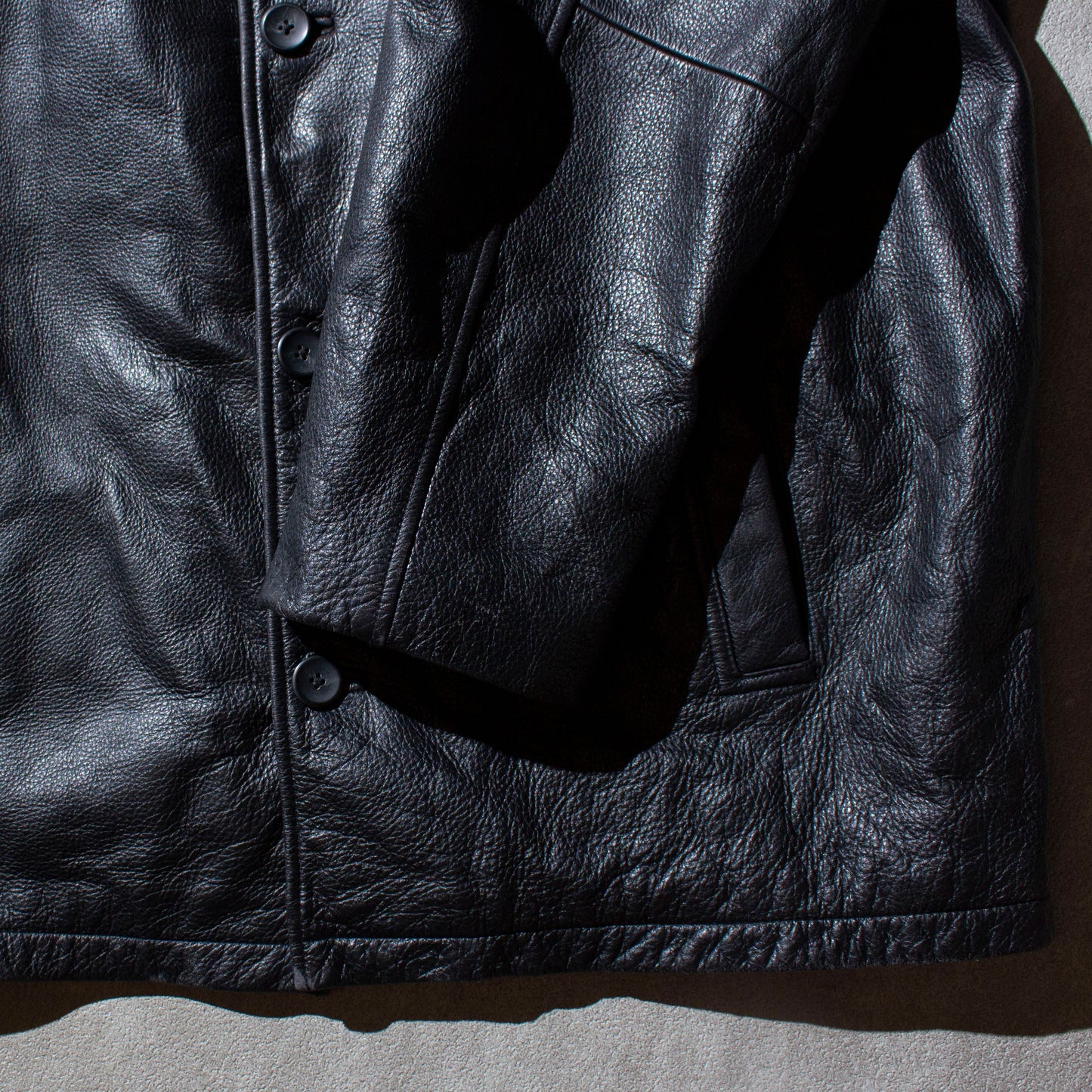 Leather Car Coat