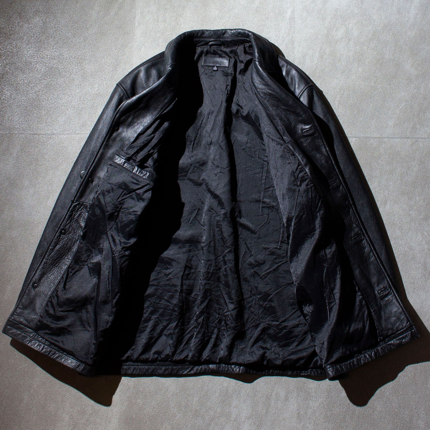 Leather Car Coat