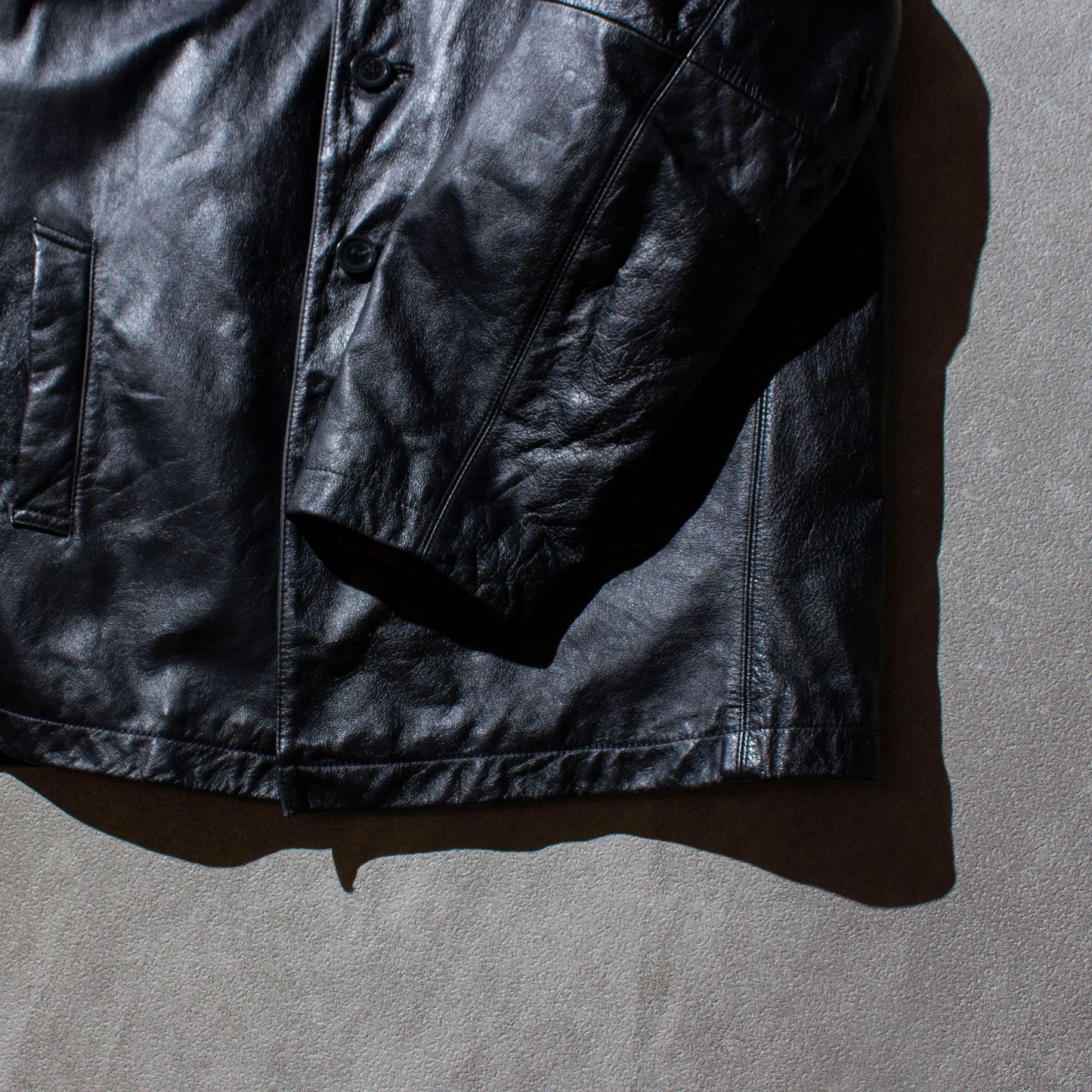 Leather Car Coat