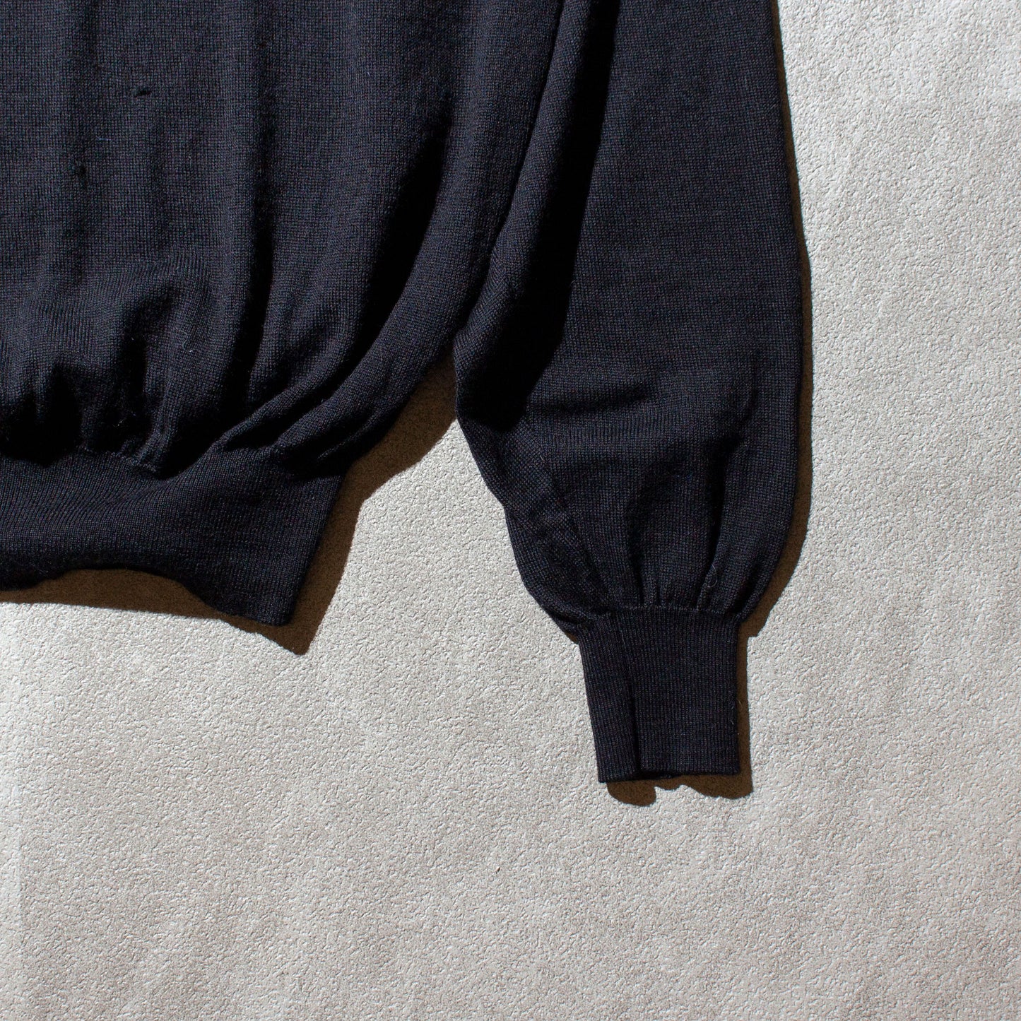 Extra Merino Wool Knit Polo Sweater