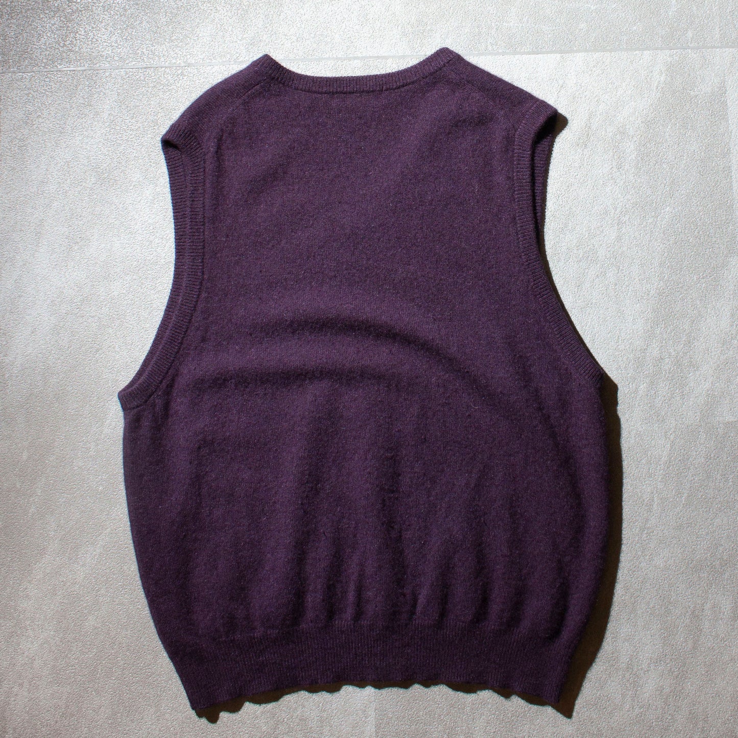 Cashmere V-Neck Knit Vest