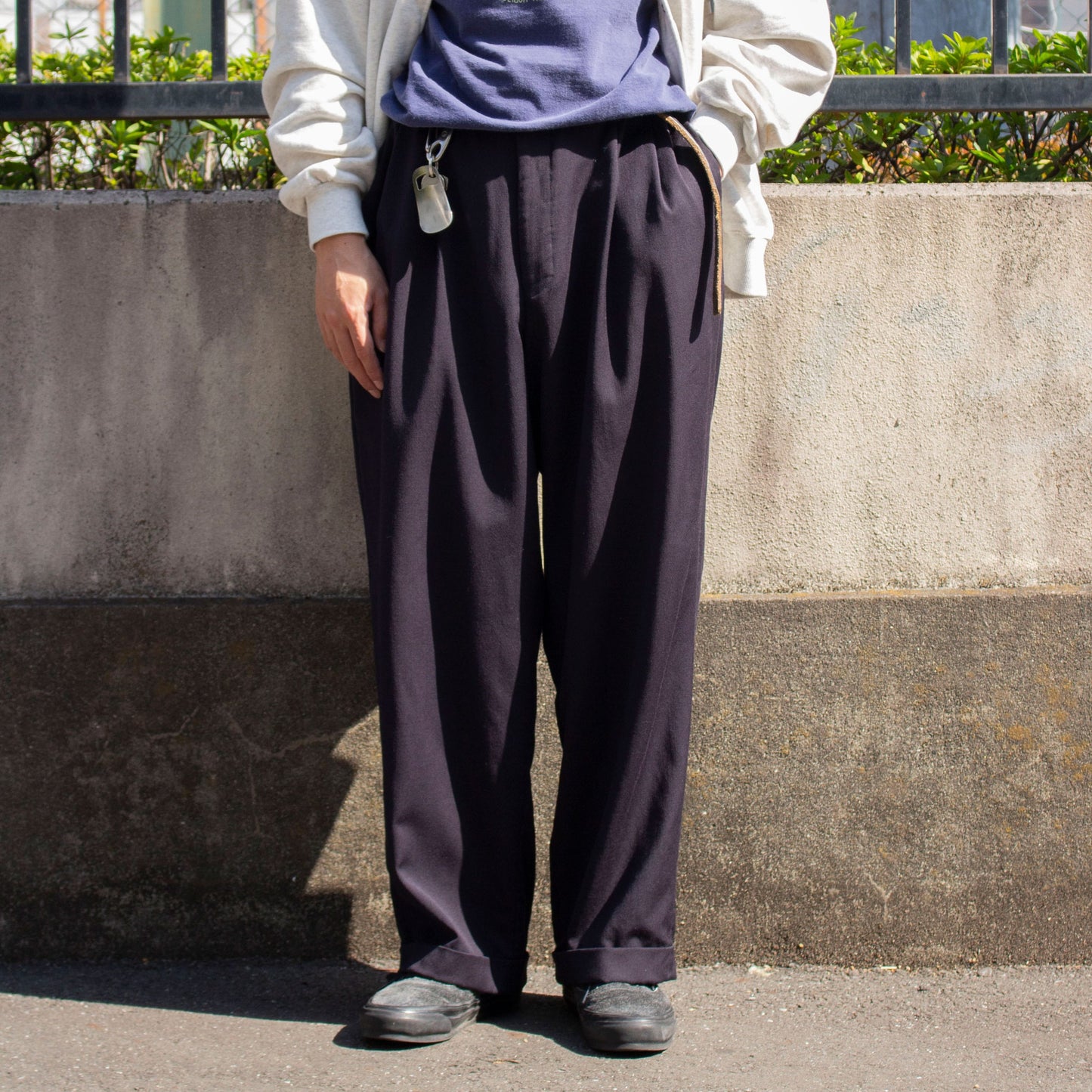 2tuck Wide Slacks /【37×30】