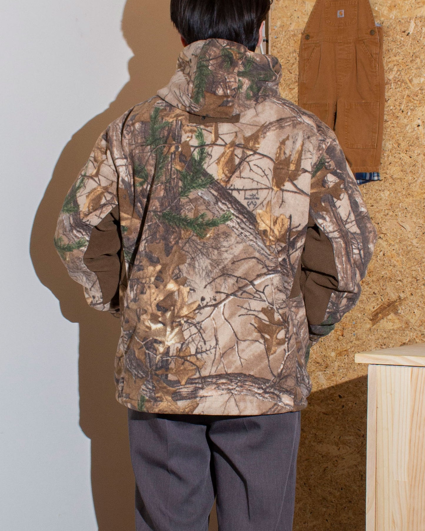 Tree Camo Fleece Zip-up Hoodie