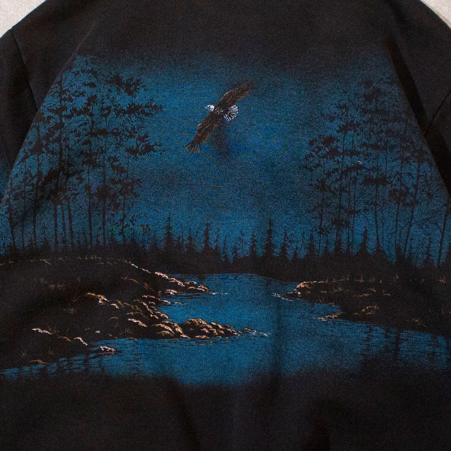 Printed Henlyneck Sweat Made in U.S.A.