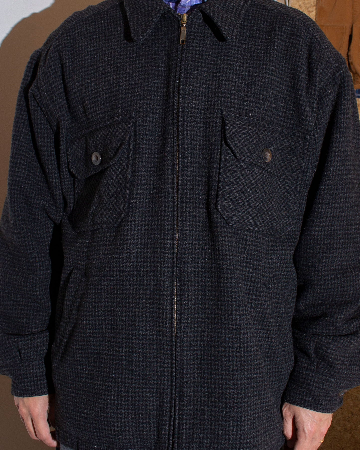 Glencheck Wool CPO Jacket