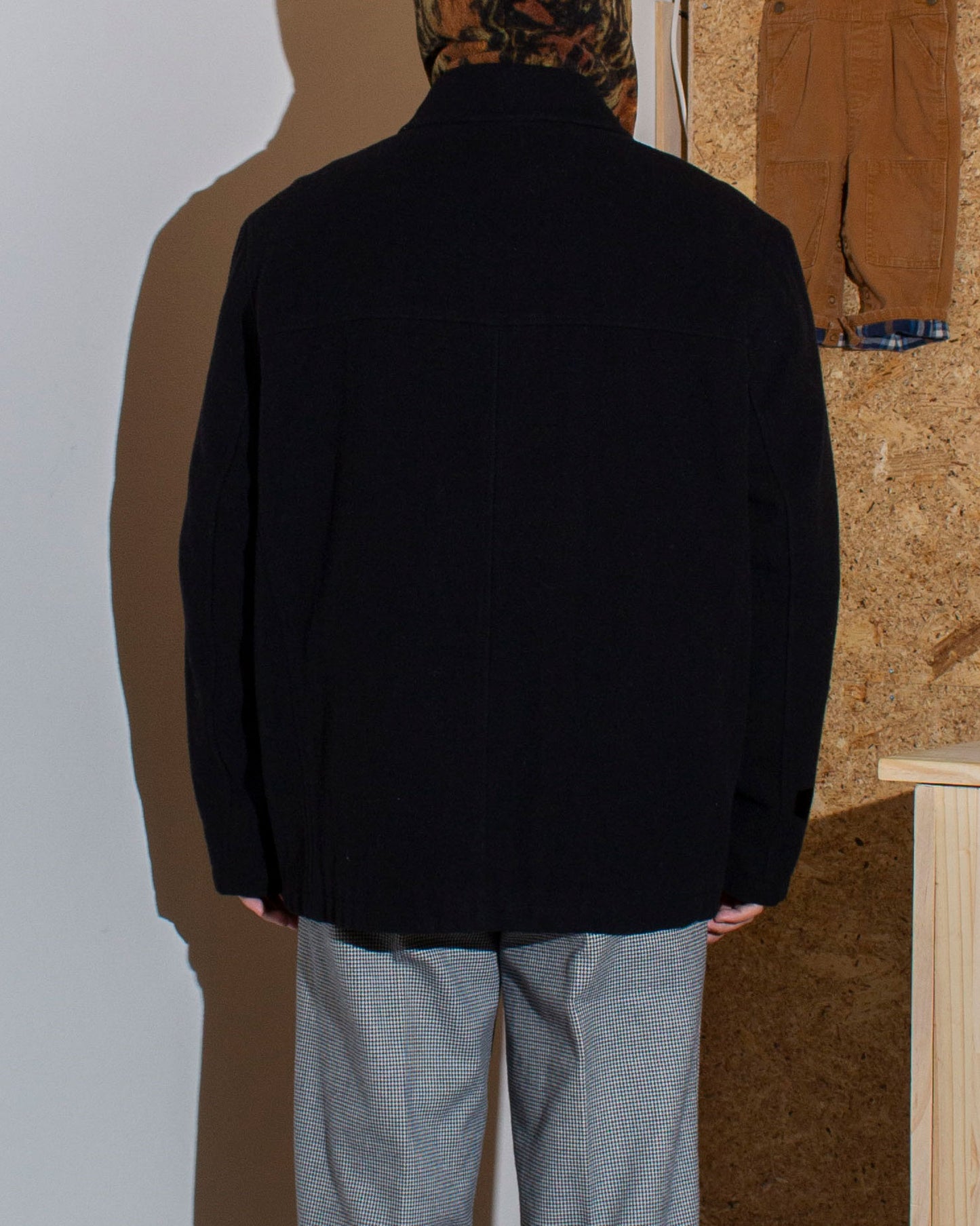 Wool Sport Jacket / Black