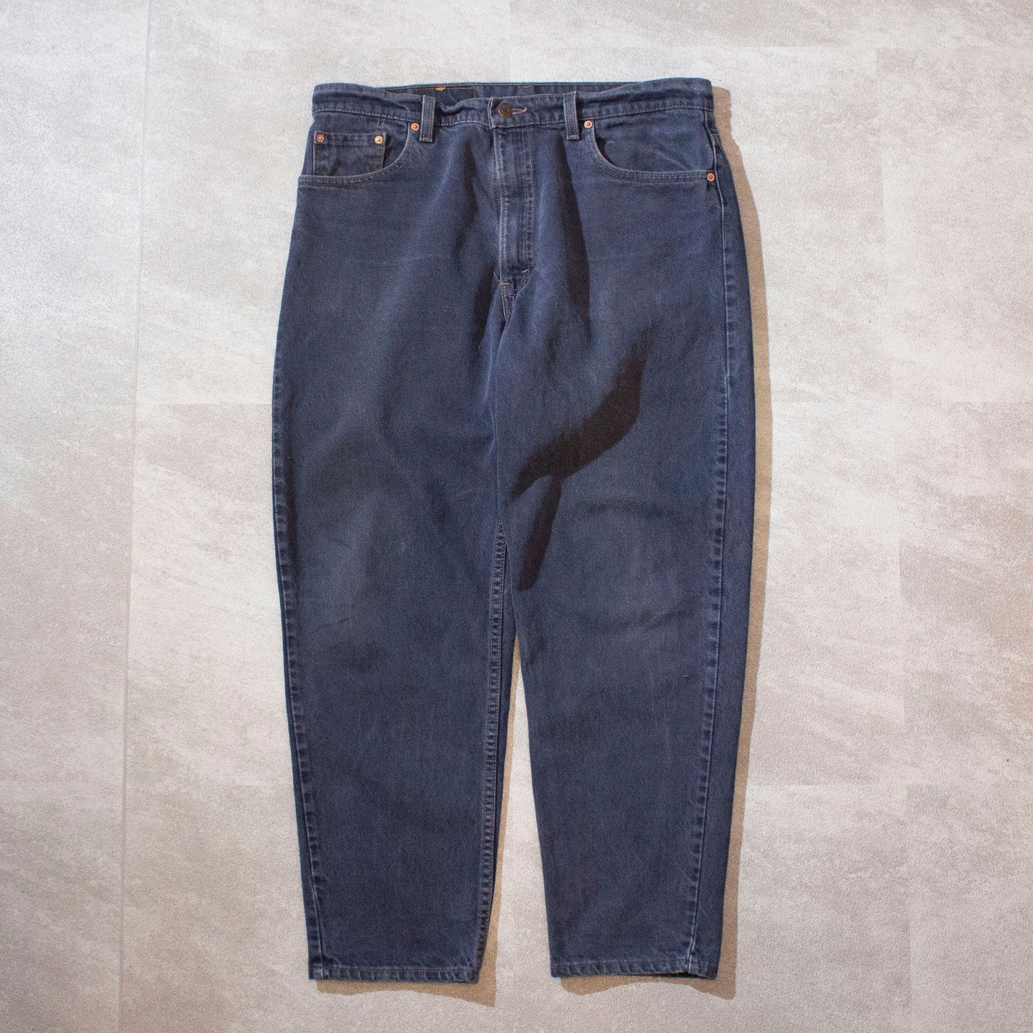 550 Relaxed Fit Black Denim Pants