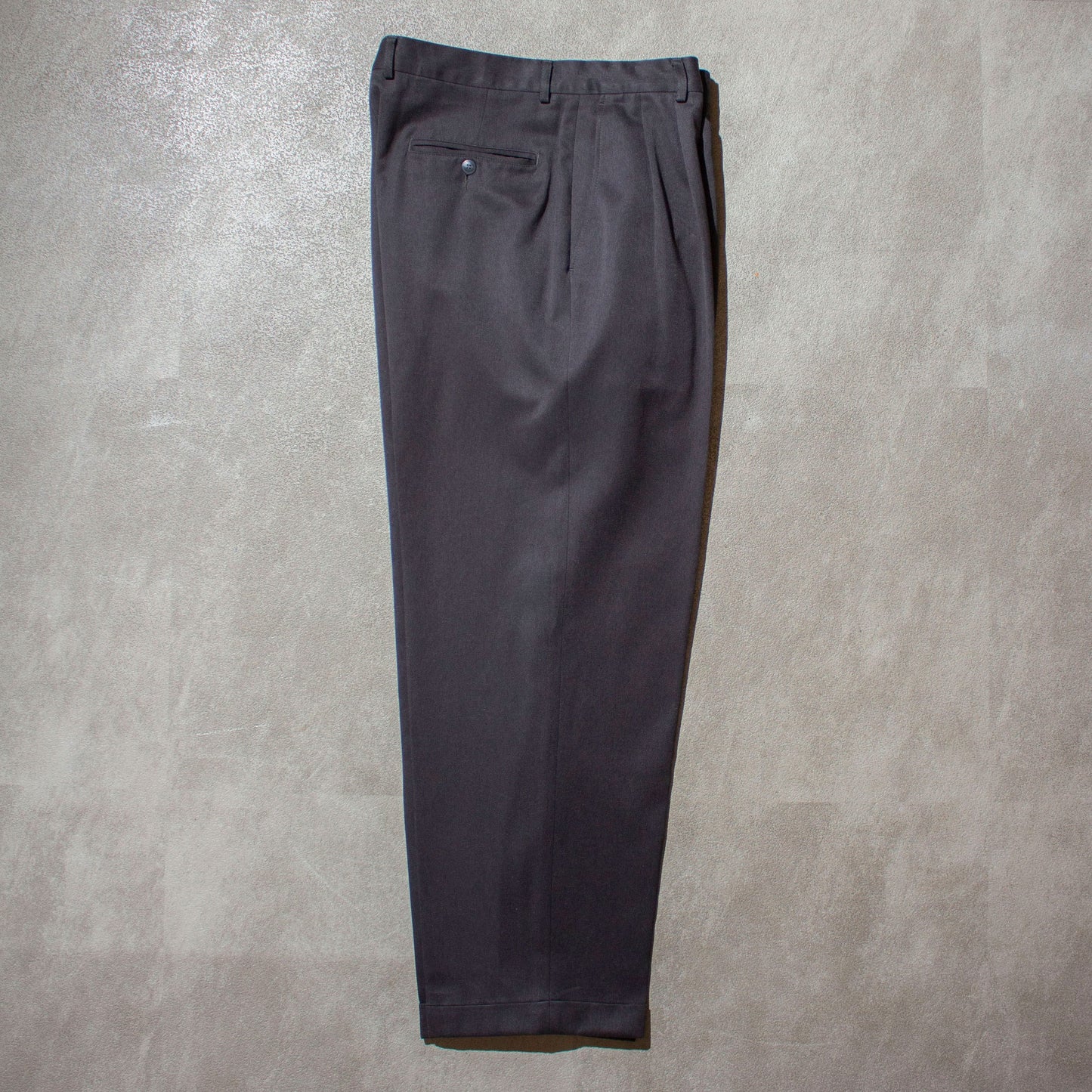 2tuck Poly Slacks /【34×30】