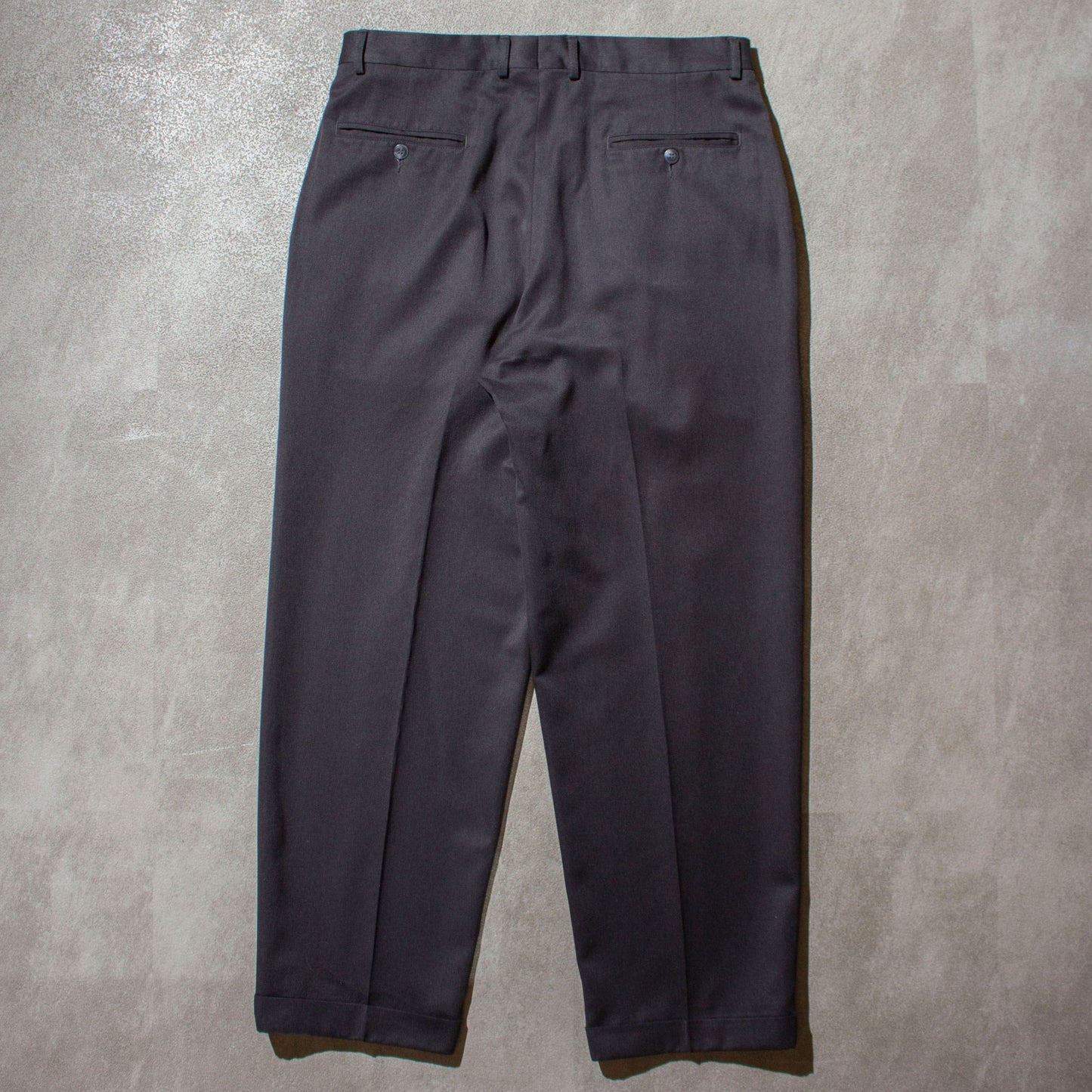 2tuck Poly Slacks /【34×30】