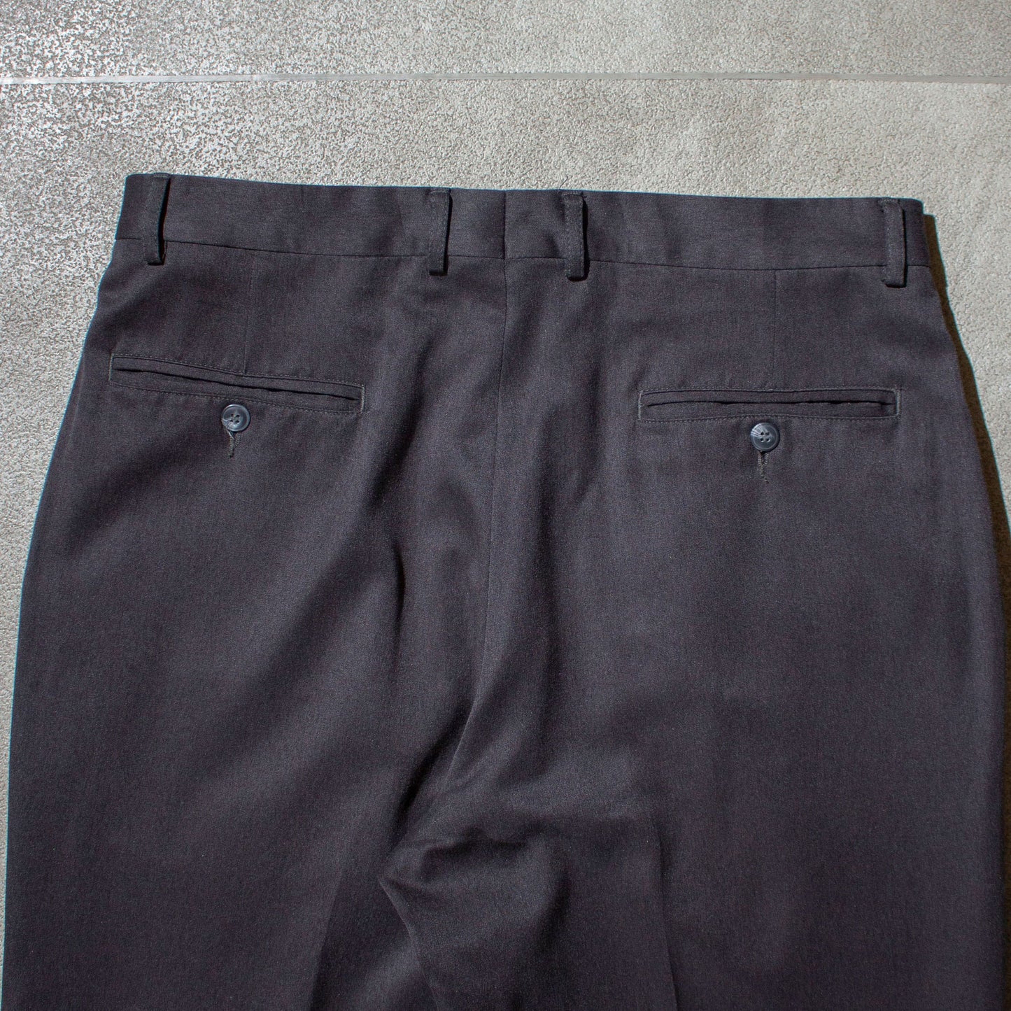 2tuck Poly Slacks /【34×30】