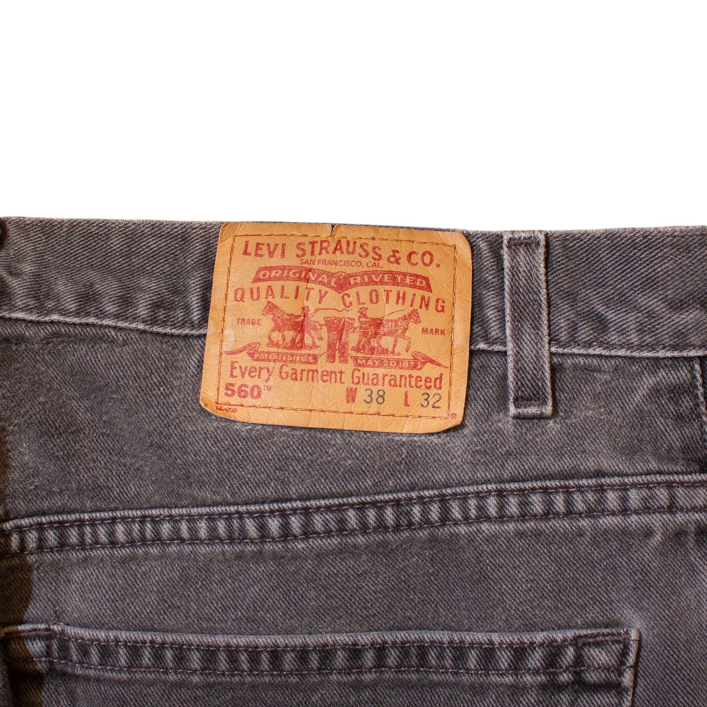 560 Loosefit Tapared Leg Denim Pants【38×30】