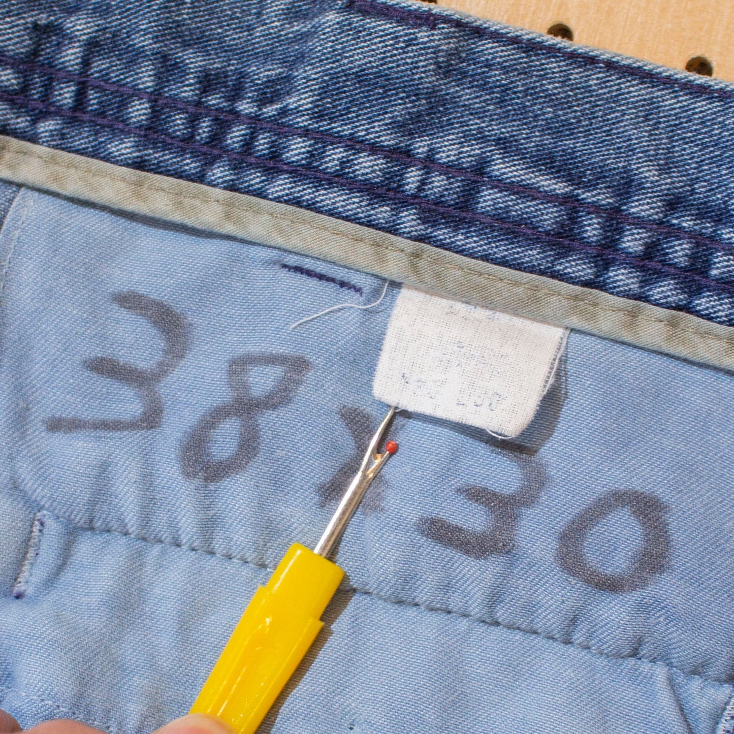2tuck Denim Slacks【38×28】