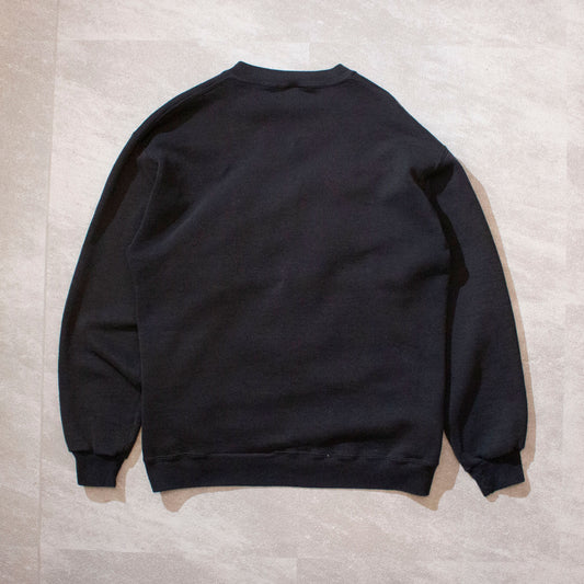 Crewneck Black Sweat Made in USA