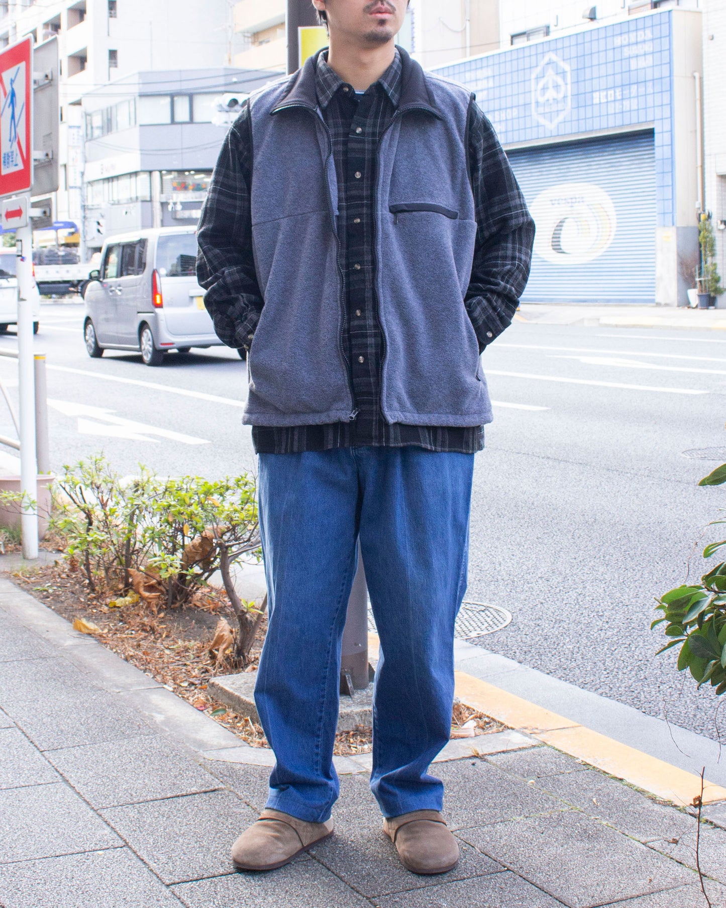 Denim Slacks / W38×L30