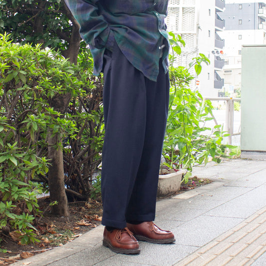 2tuck Slacks / NVY