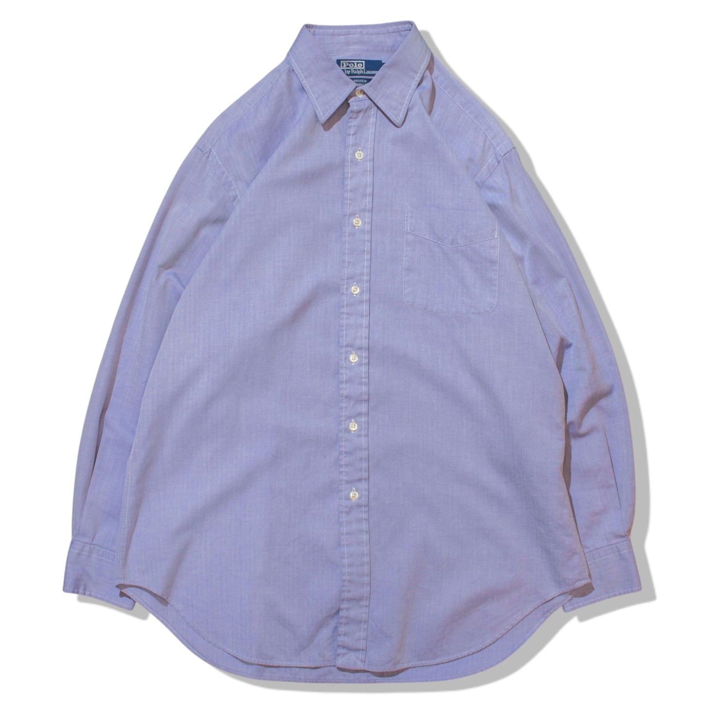 "Andrew" Herringbone Shirt【16 1/2】