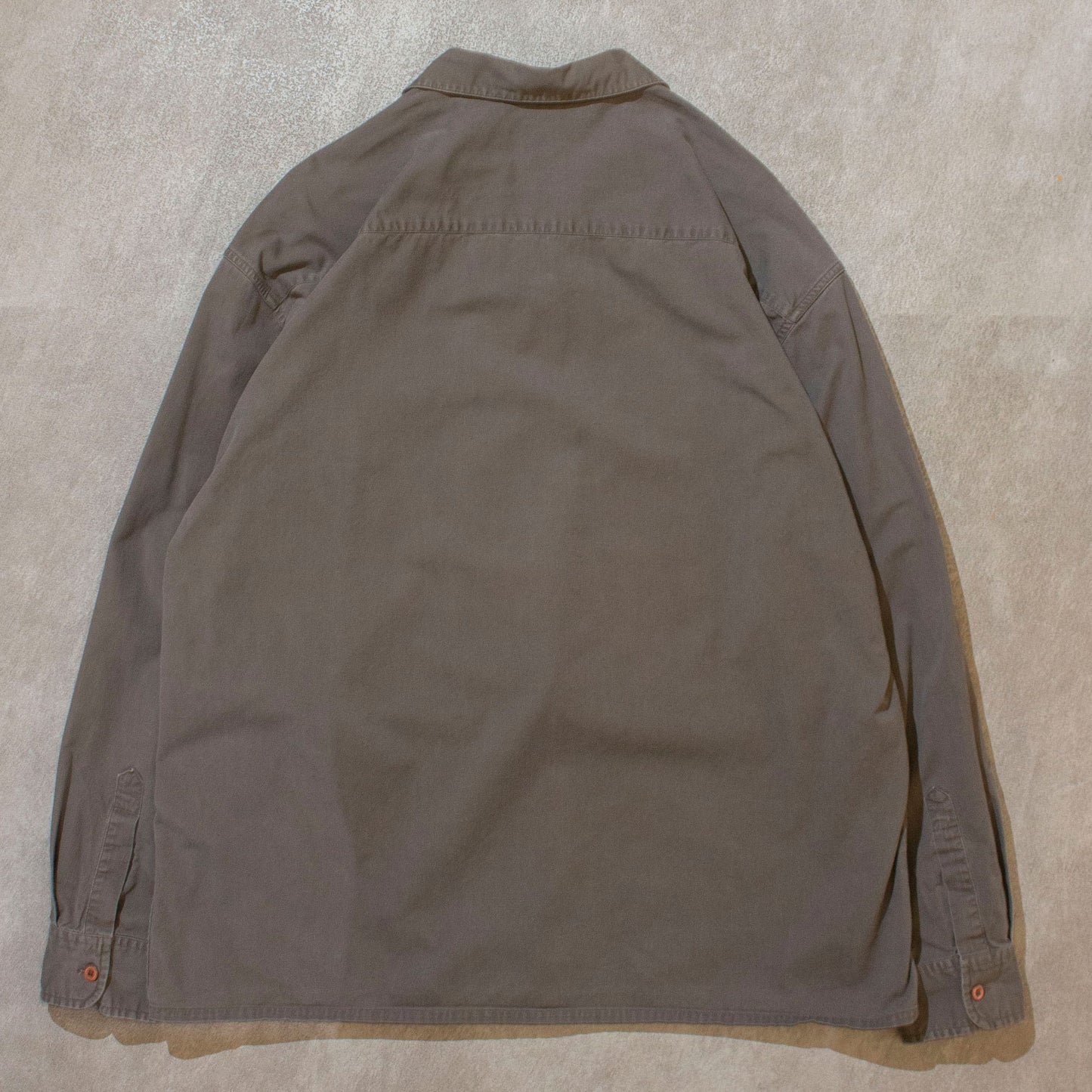 Open Collar Cotton Shirt【XL】
