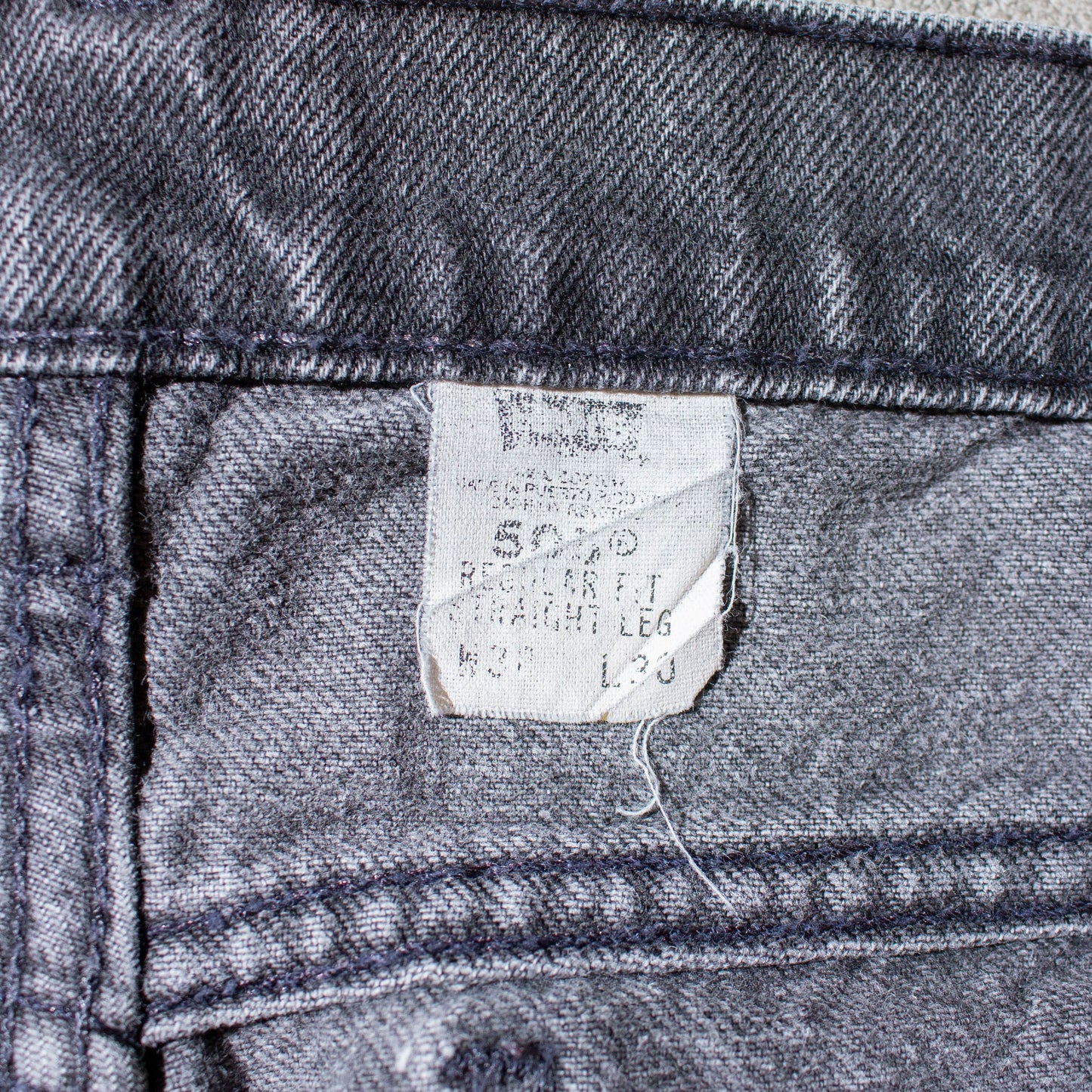 505 "Regular Fit Straight Leg" Denim Pants Made in U.S.A.