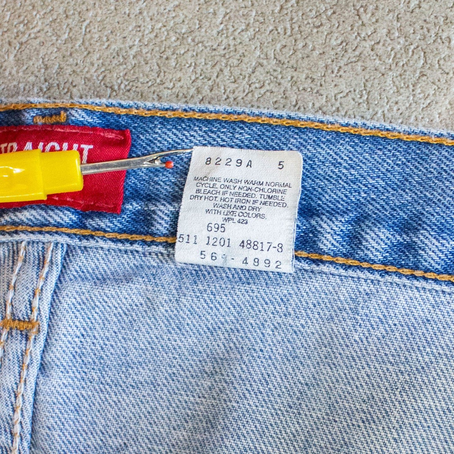 569 Loose Fit Denim Pants Made in U.S.A.【40×30】