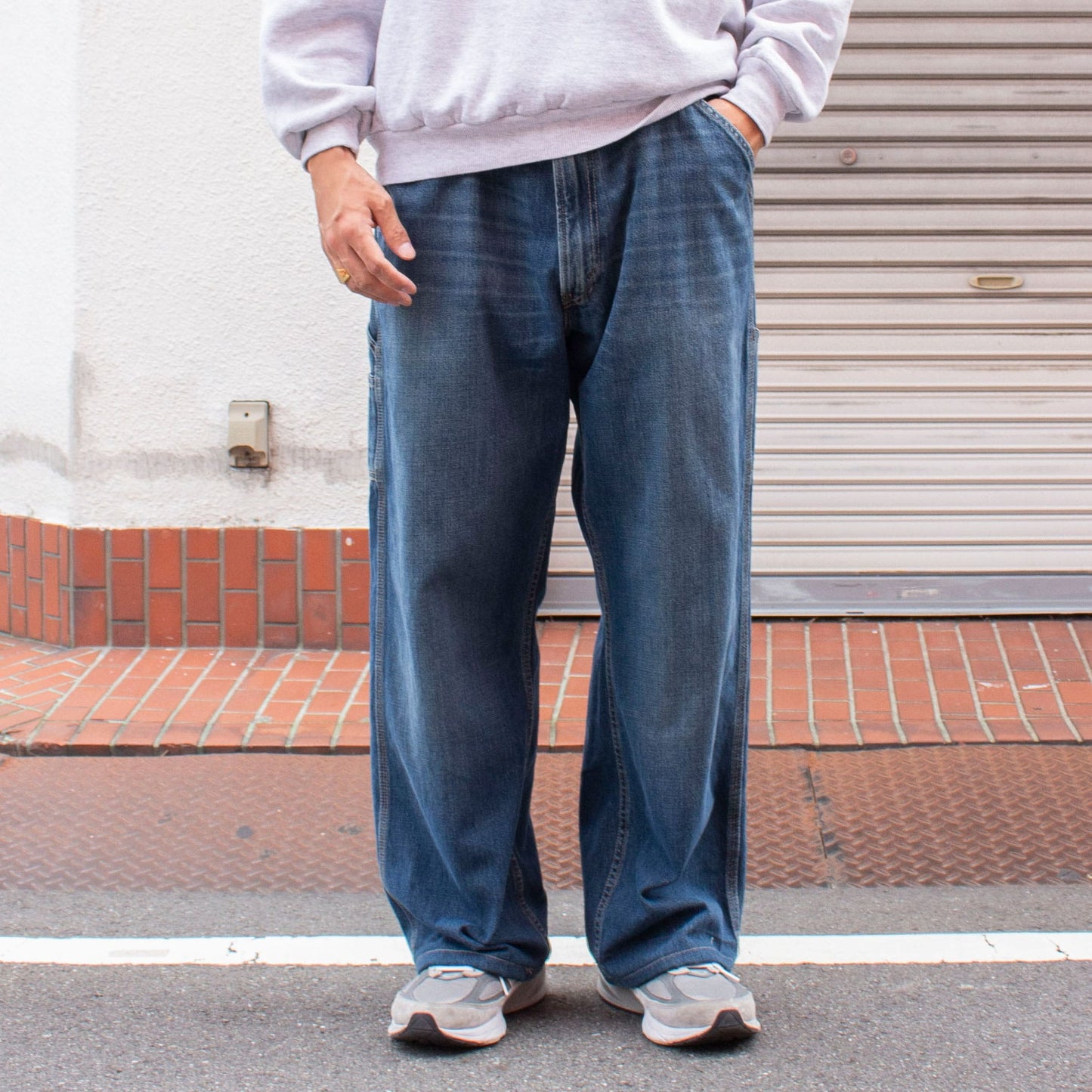 "CARPENTER LOOSE STRAIGHT" Denim Pants