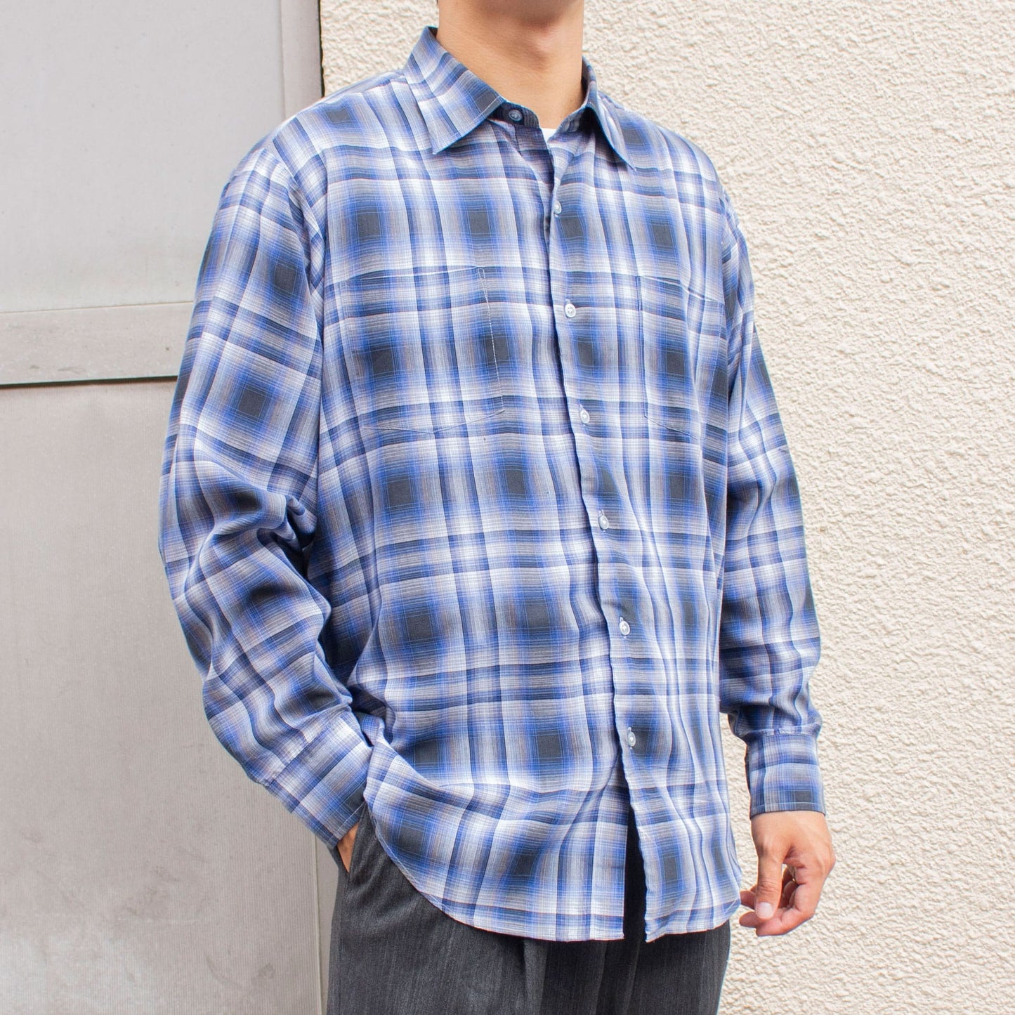 Ombre Check Shirt