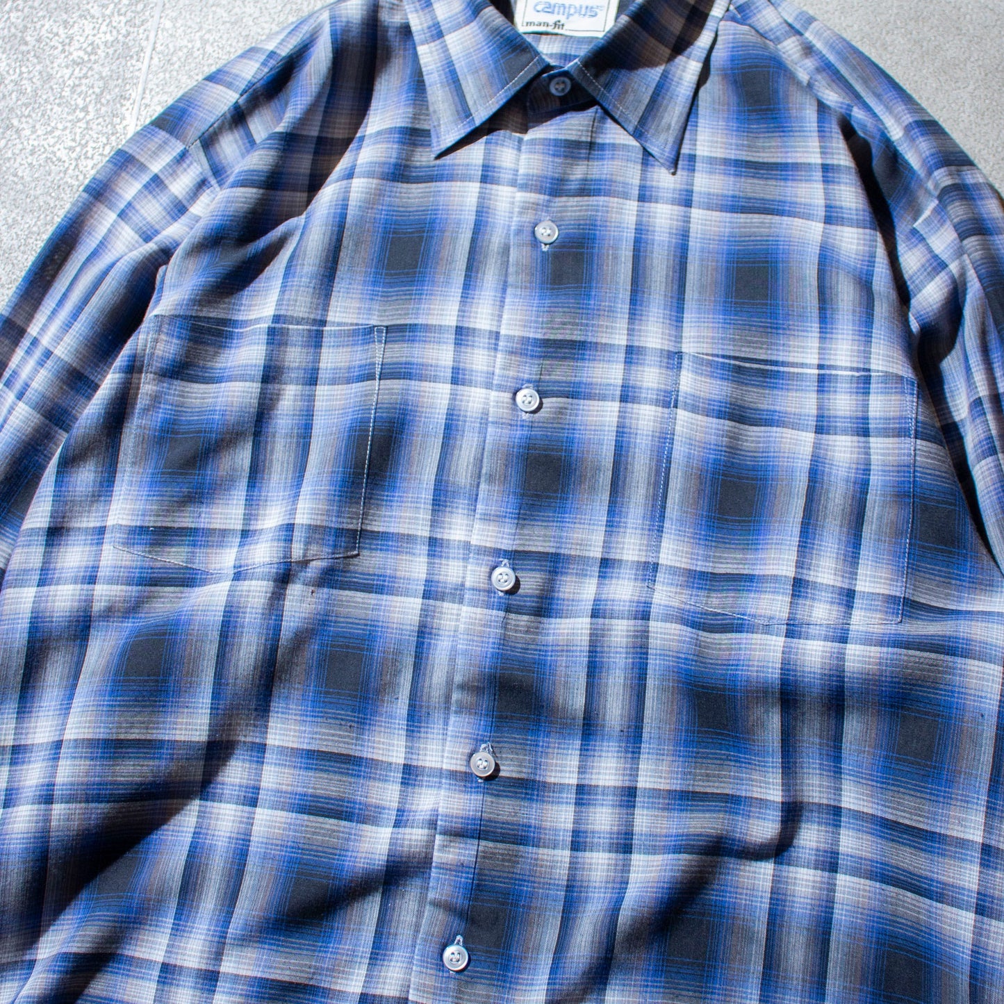 Ombre Check Shirt