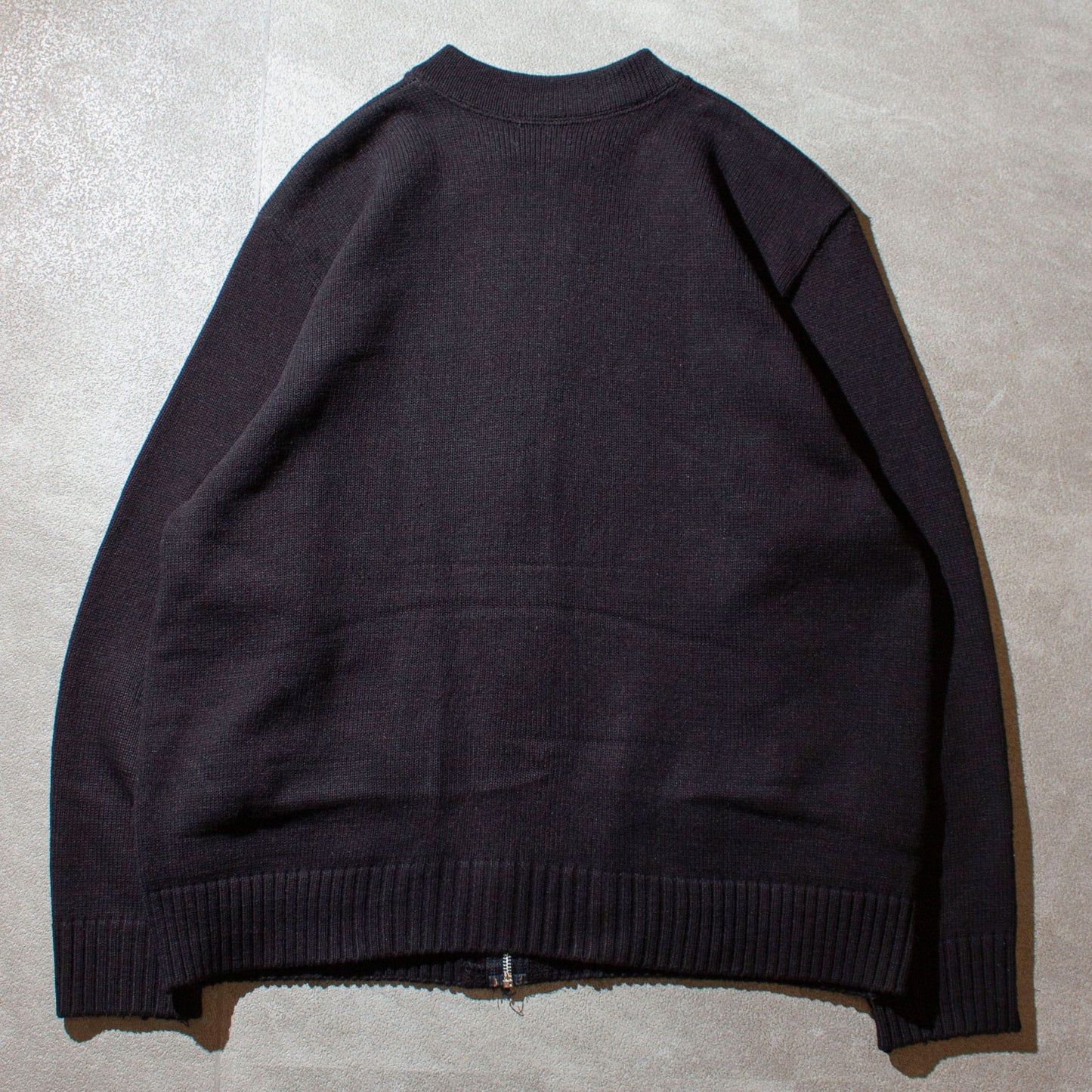 Zip-up Knit Blouson Made in U.S.A.