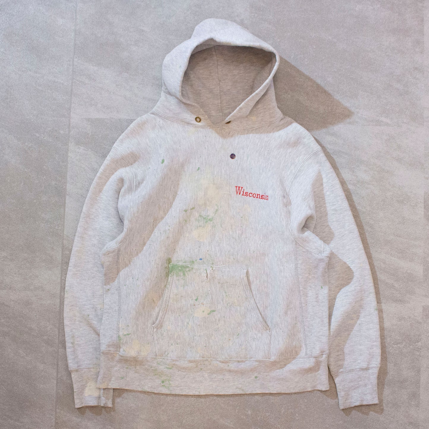 Reverse Weave Painted Sweat Hoodie Made in U.S.A.