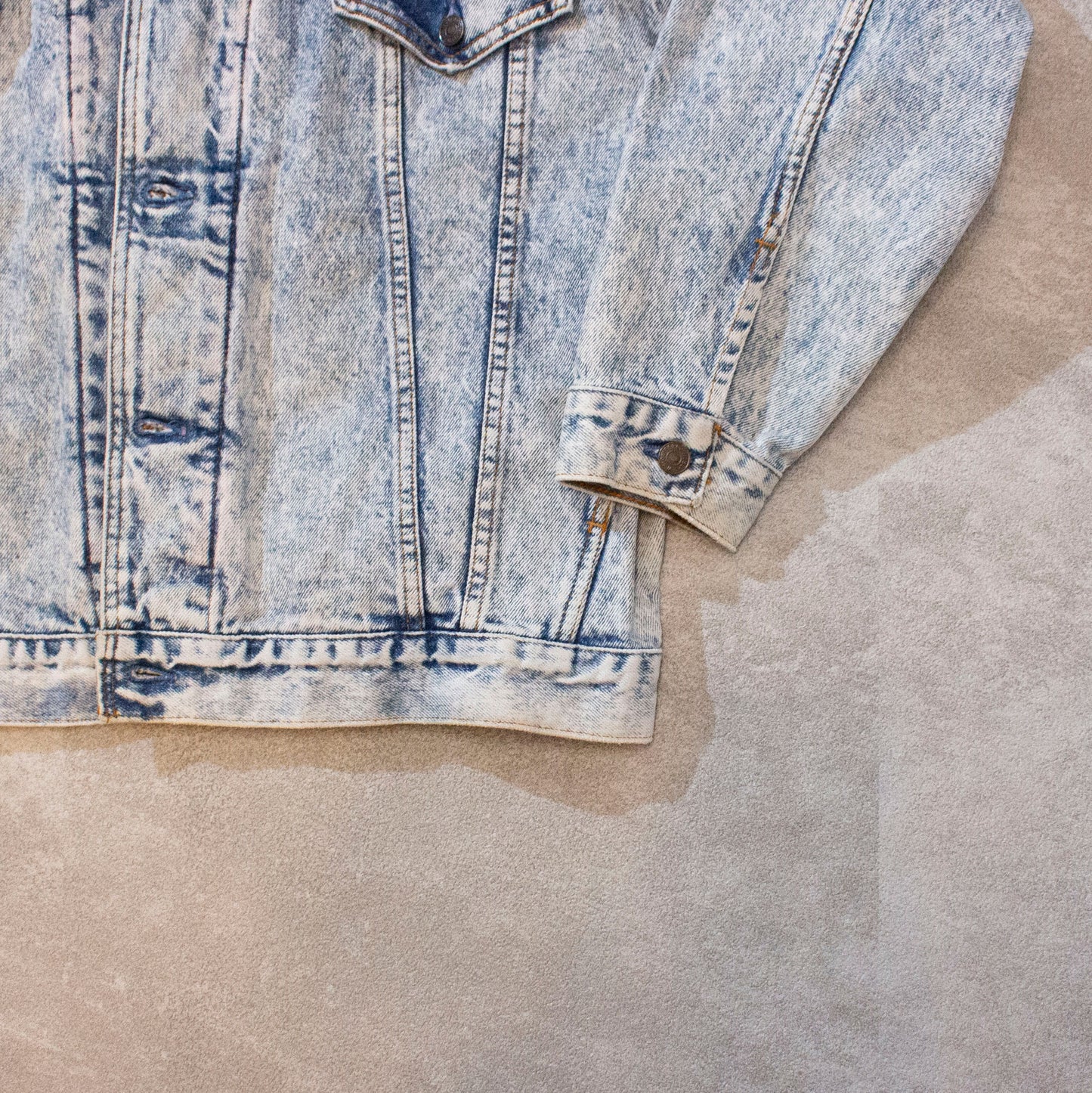 Hooded Docking Denim Jacket