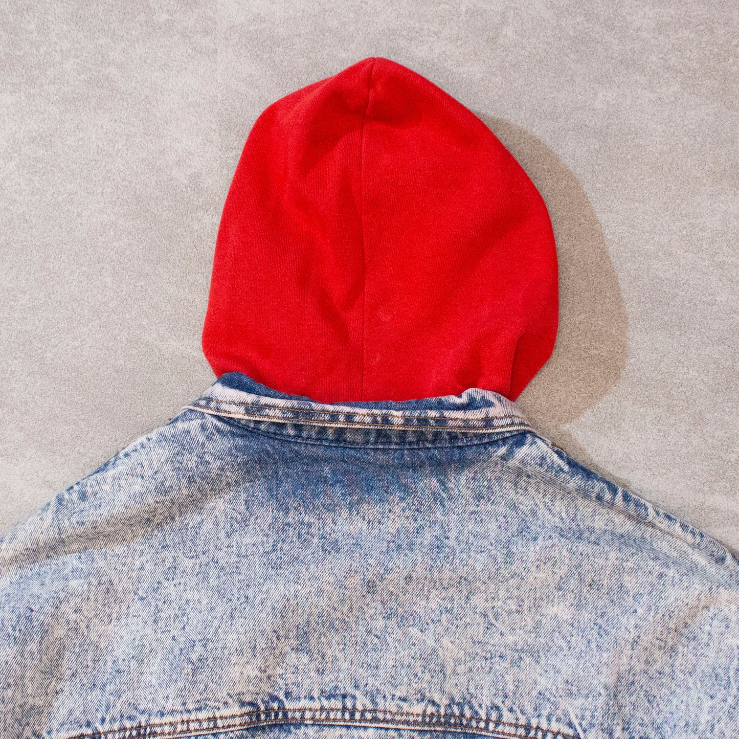 Hooded Docking Denim Jacket