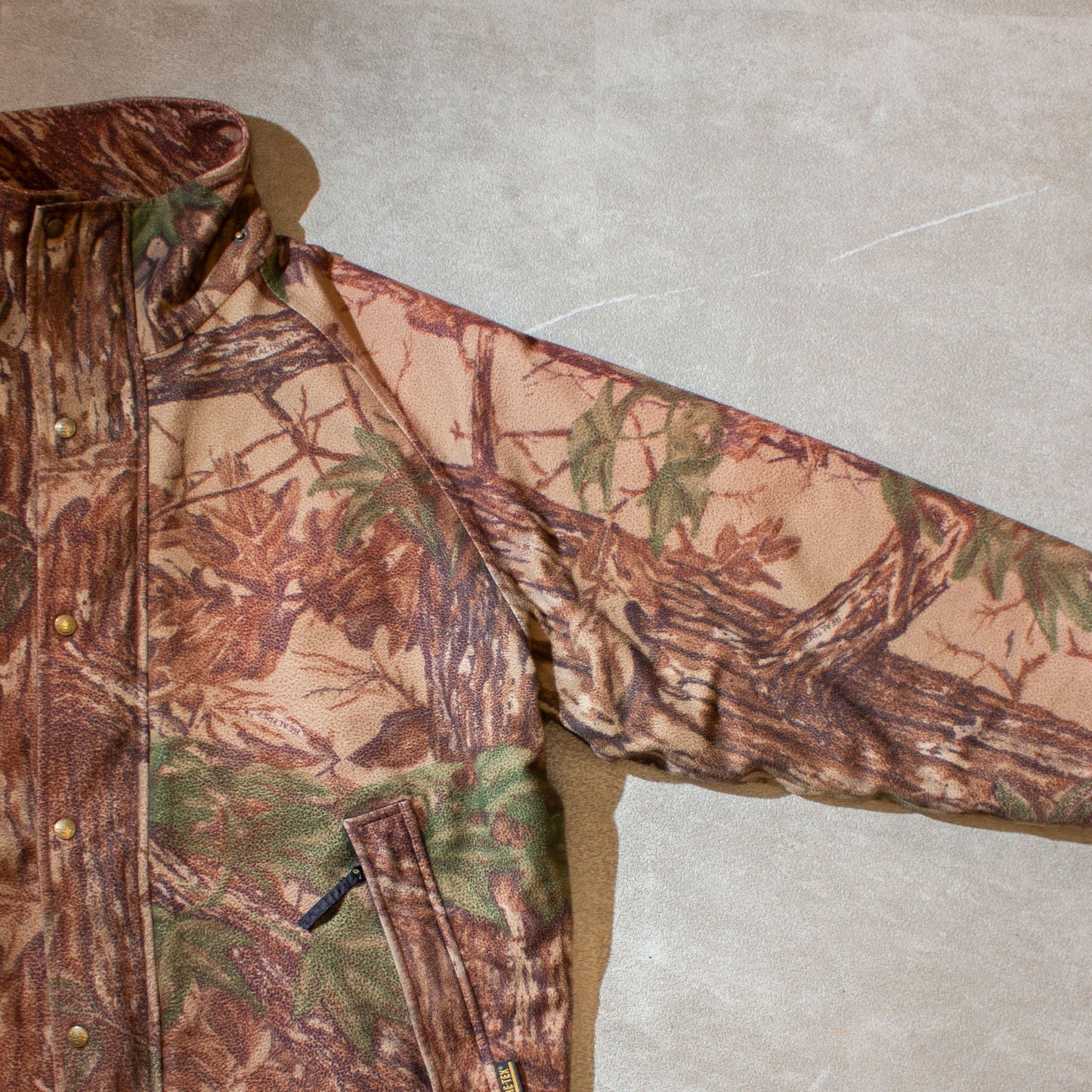 "REAL TREE" Camo Gore-Tex Fleece Blouson