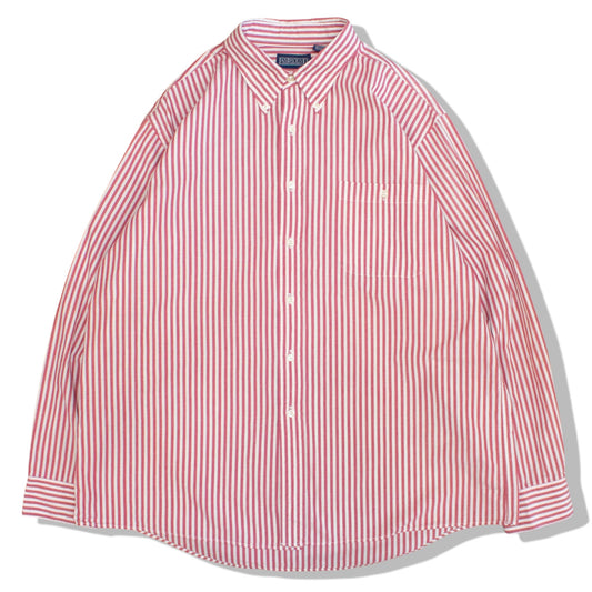 Stripe Shirt RED【17 1/2】