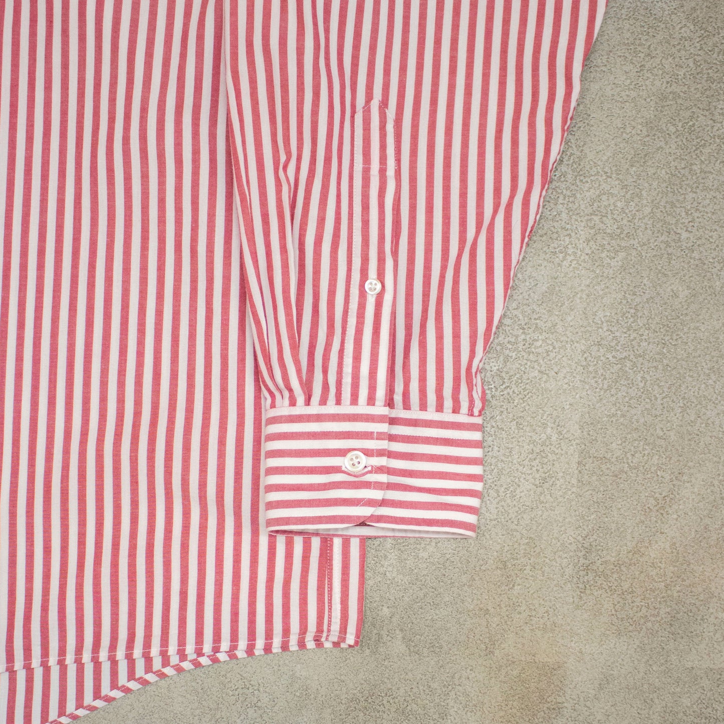 Stripe Shirt RED【17 1/2】