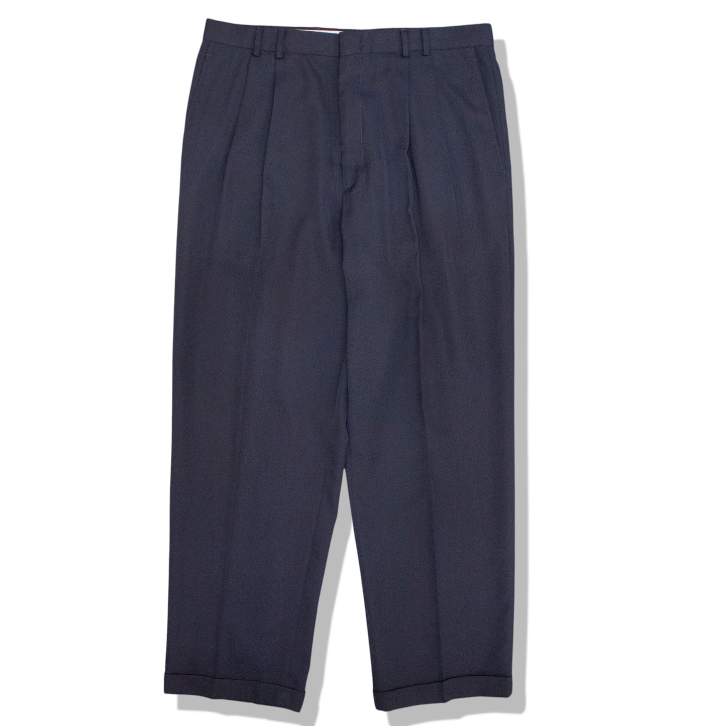 2tuck Dress Slacks NVY【36×30】