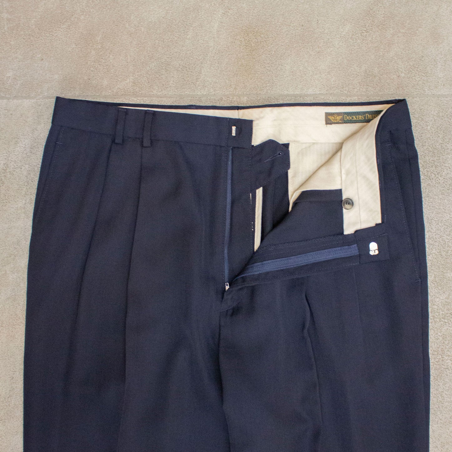 2tuck Dress Slacks NVY【36×30】