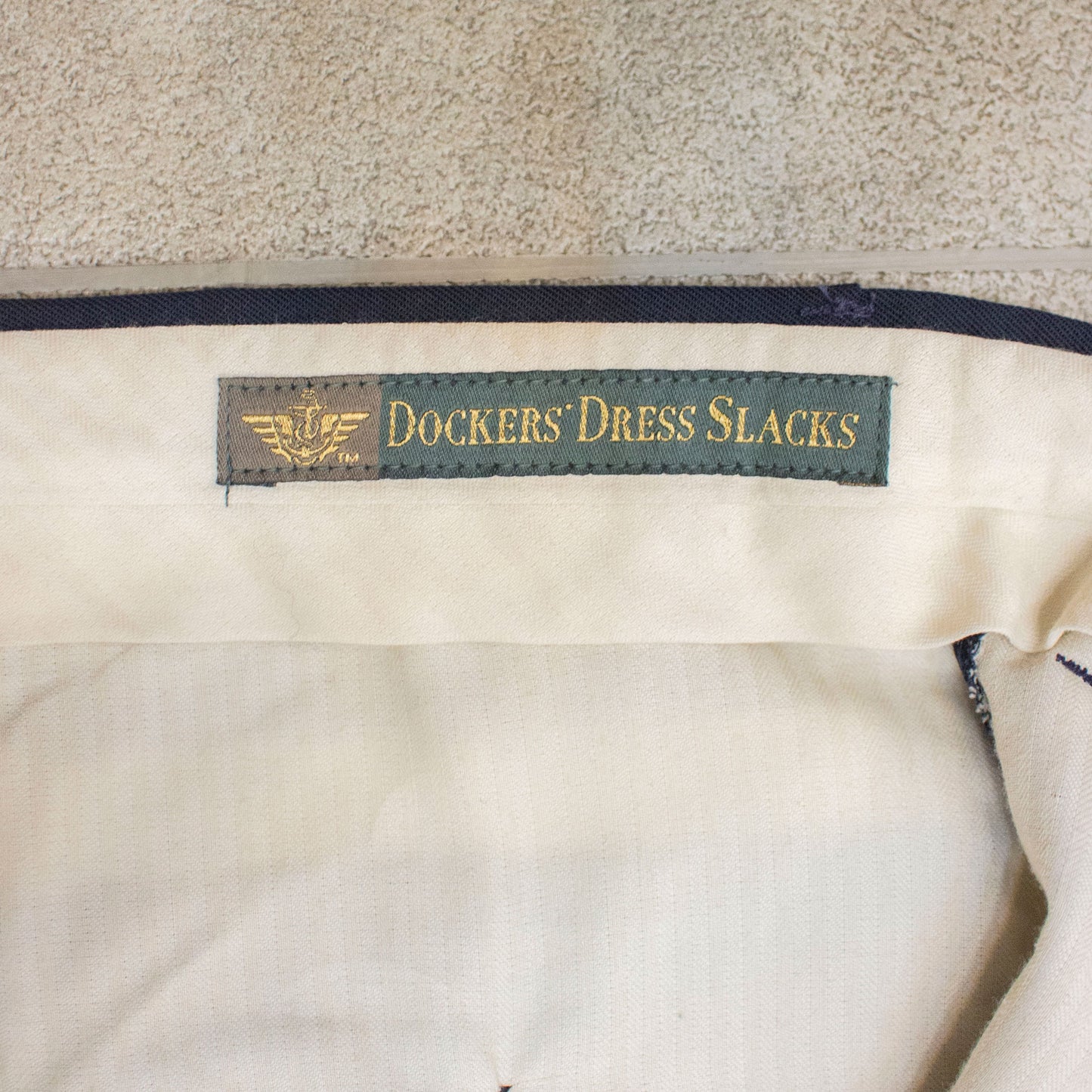 2tuck Dress Slacks NVY【36×30】