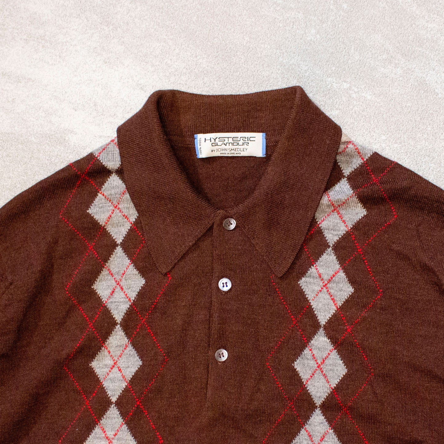 Wool Knit Polo Shirt