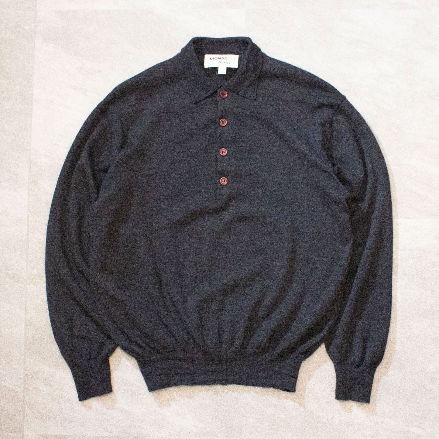 Wool Knit Polo Shirt