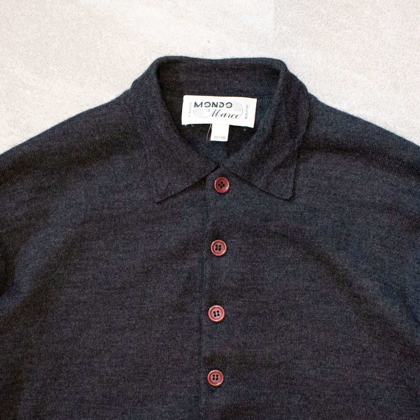 Wool Knit Polo Shirt