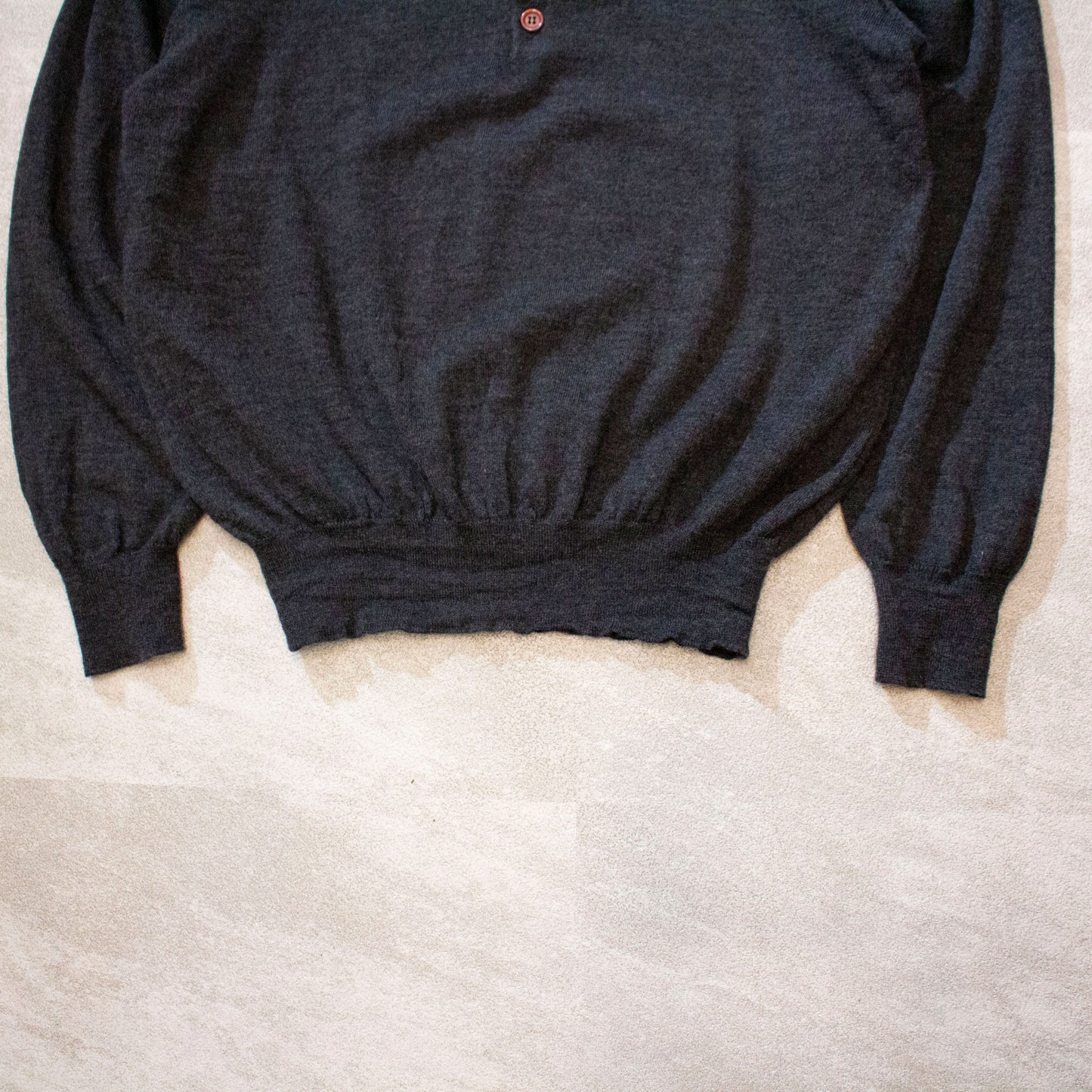 Wool Knit Polo Shirt