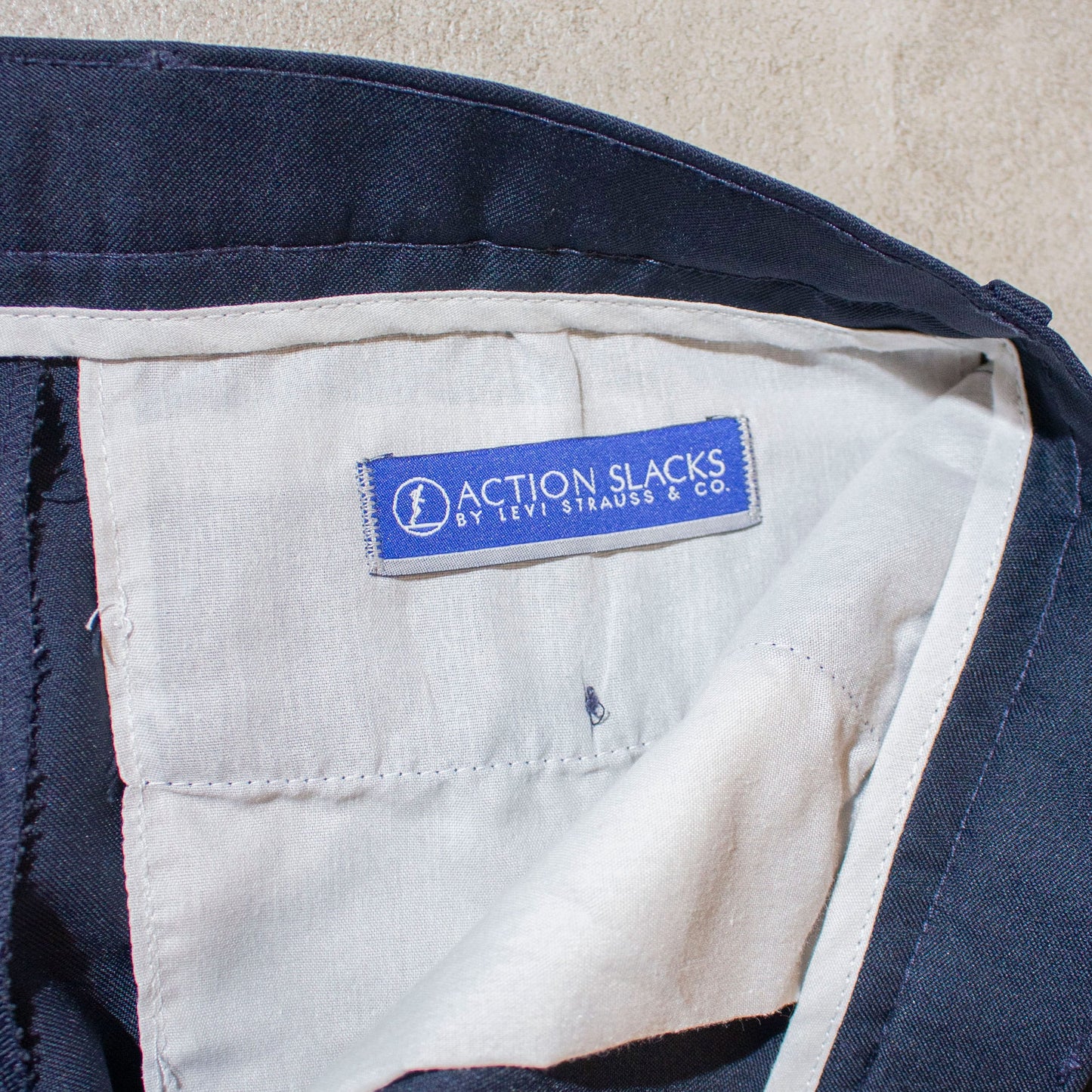 Action Slacks Navy【35×29】