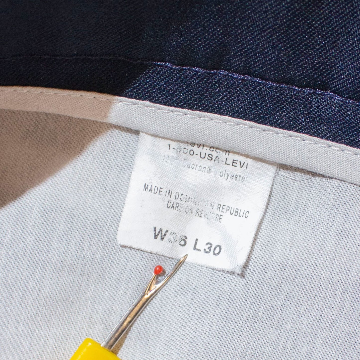 Action Slacks Navy【35×29】