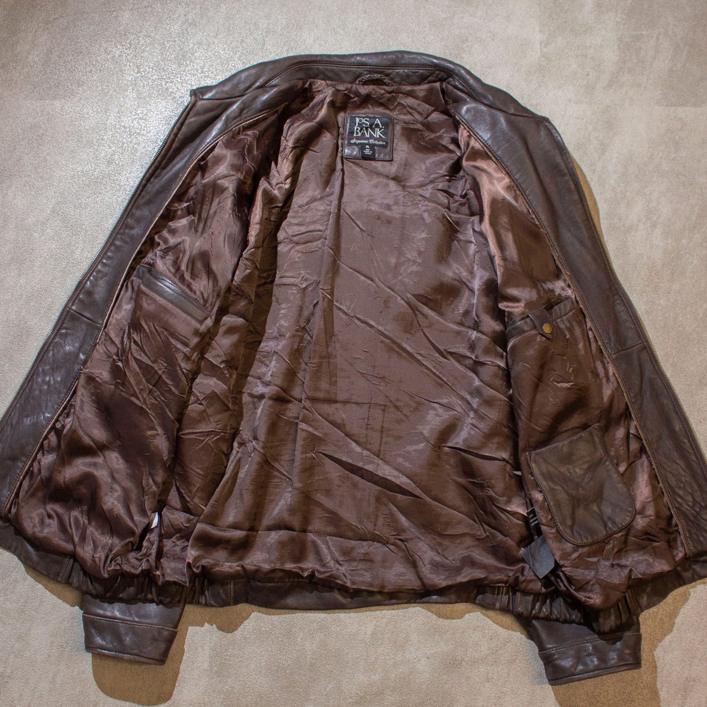 Leather Jacket Brown【XL】
