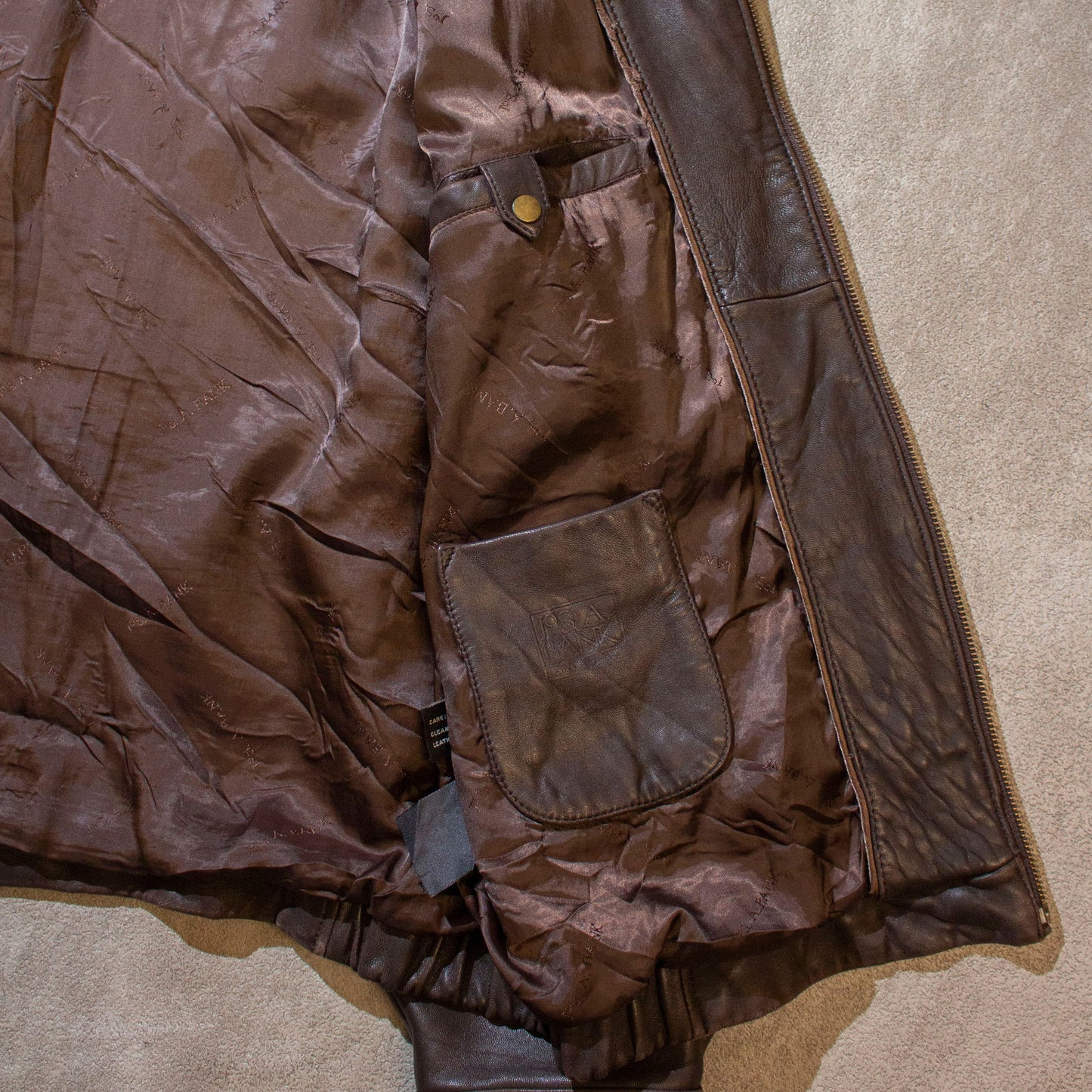 Leather Jacket Brown【XL】