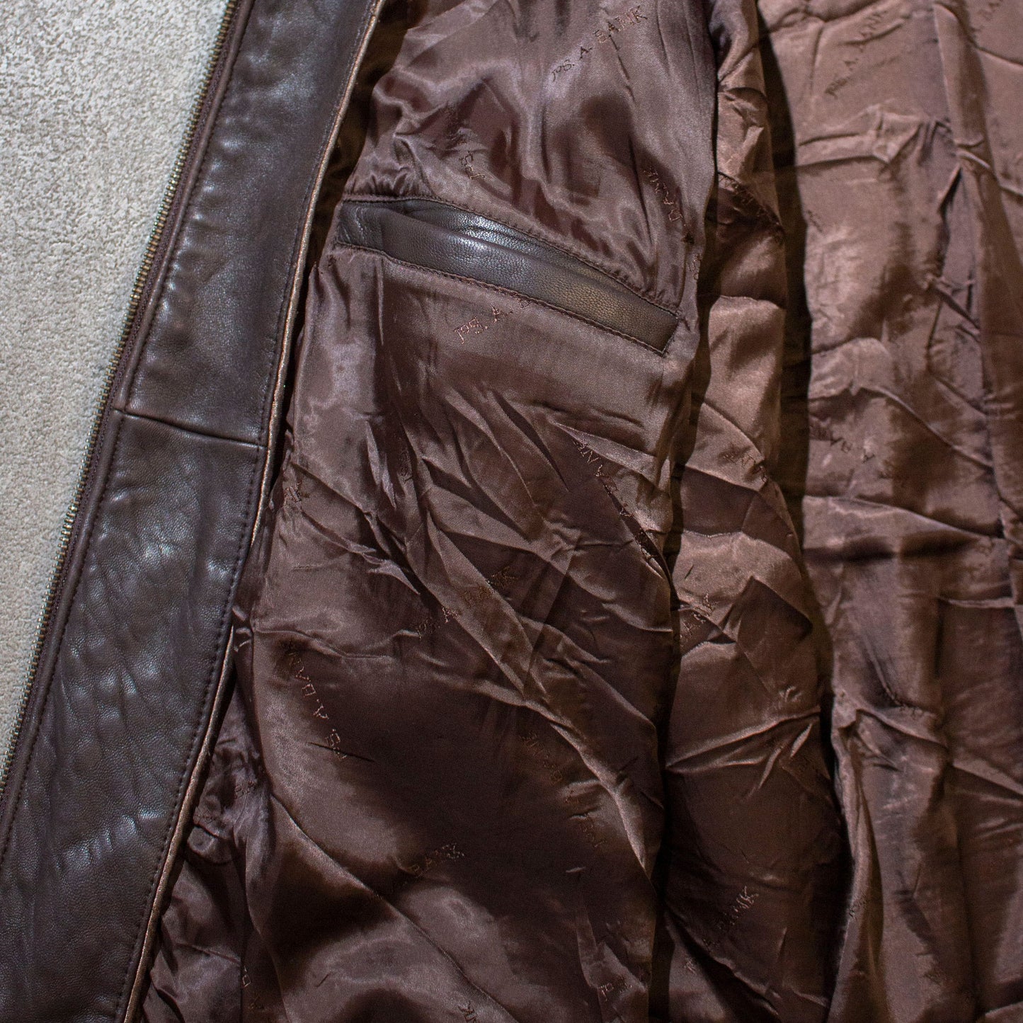 Leather Jacket Brown【XL】