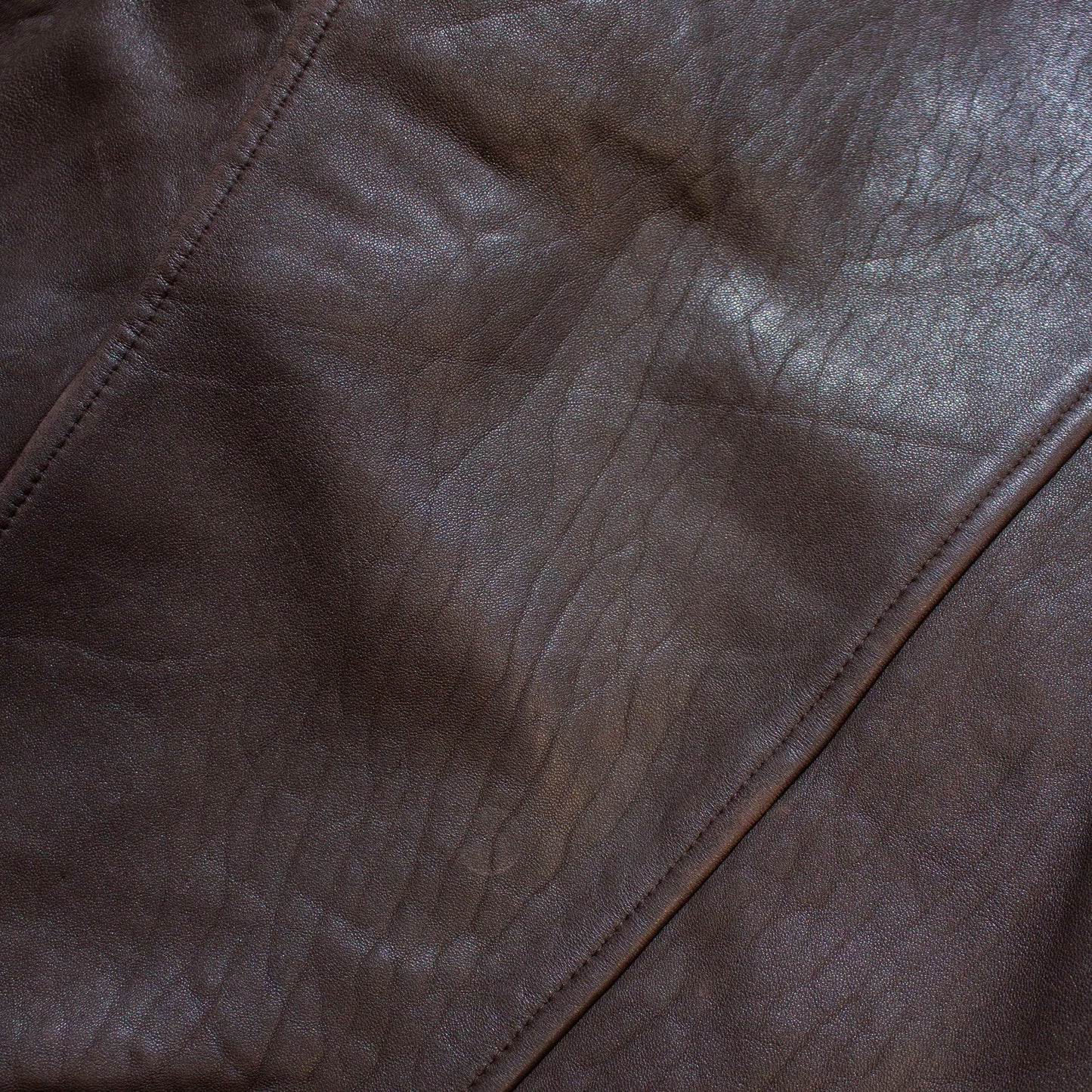 Leather Jacket Brown【XL】