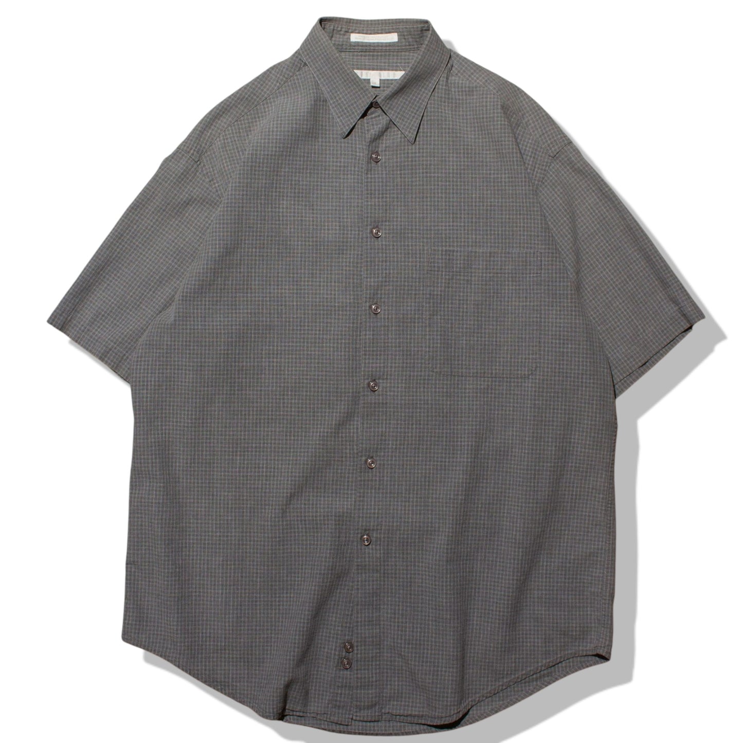 S/S Cotton Check Shirt【M】
