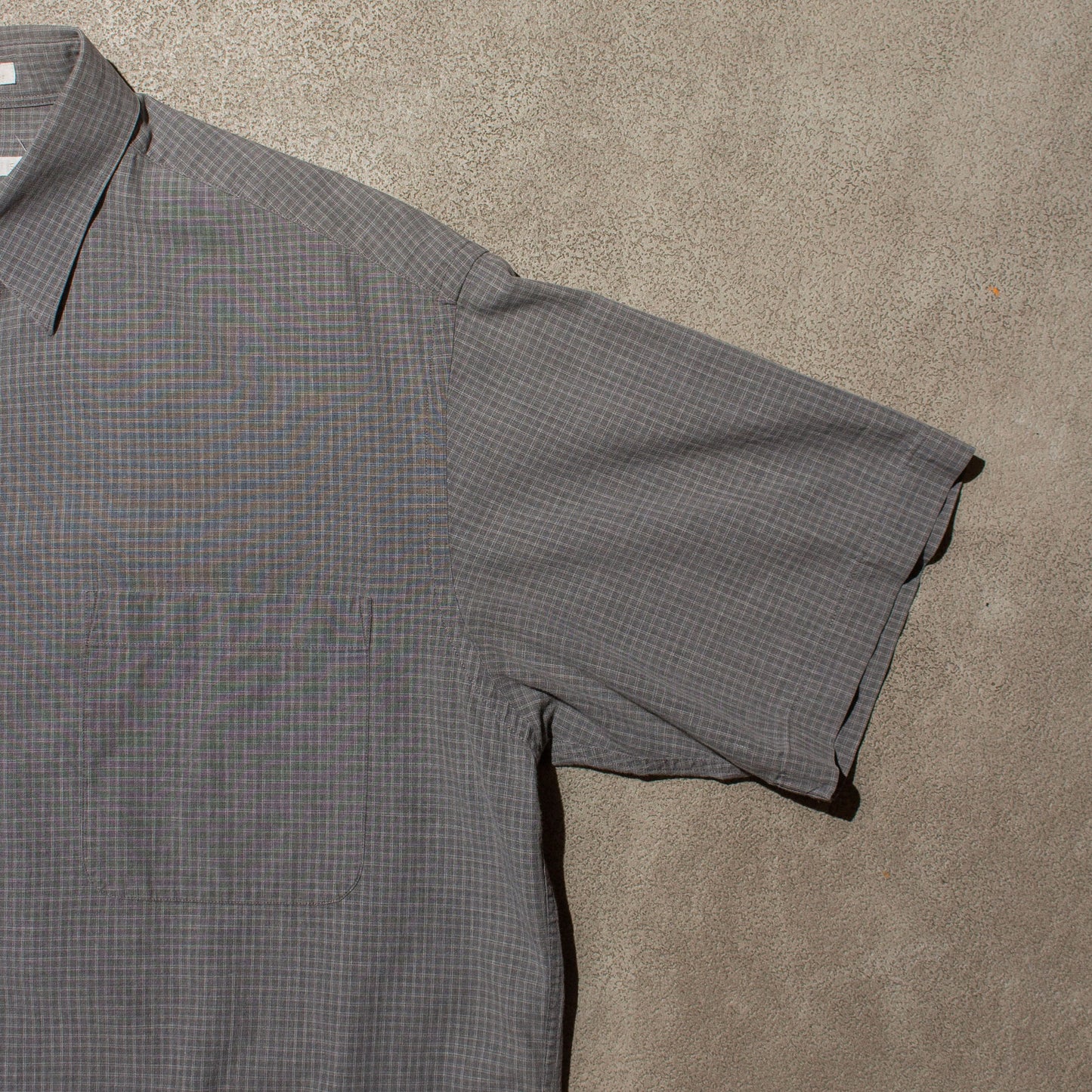 S/S Cotton Check Shirt【M】
