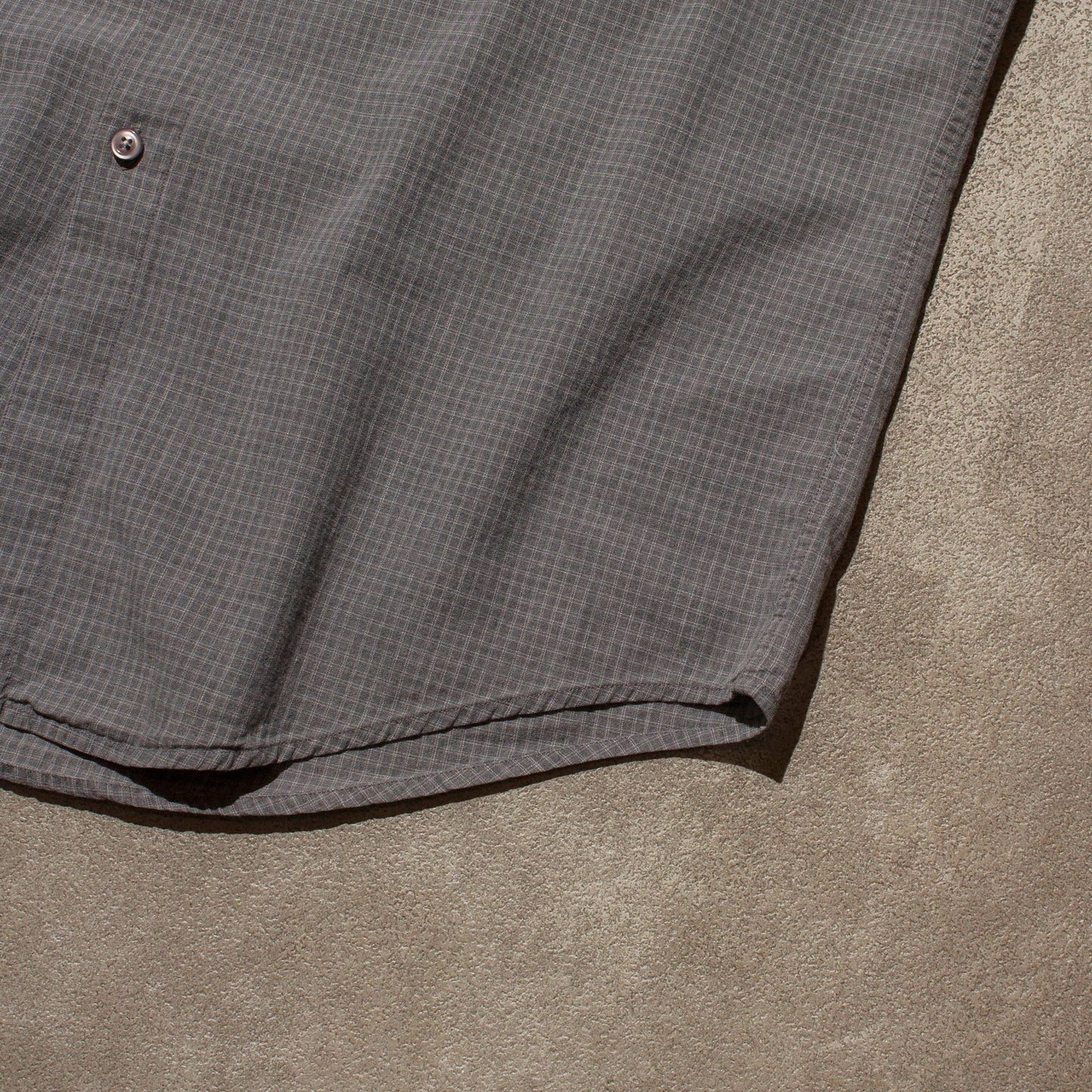 S/S Cotton Check Shirt【M】